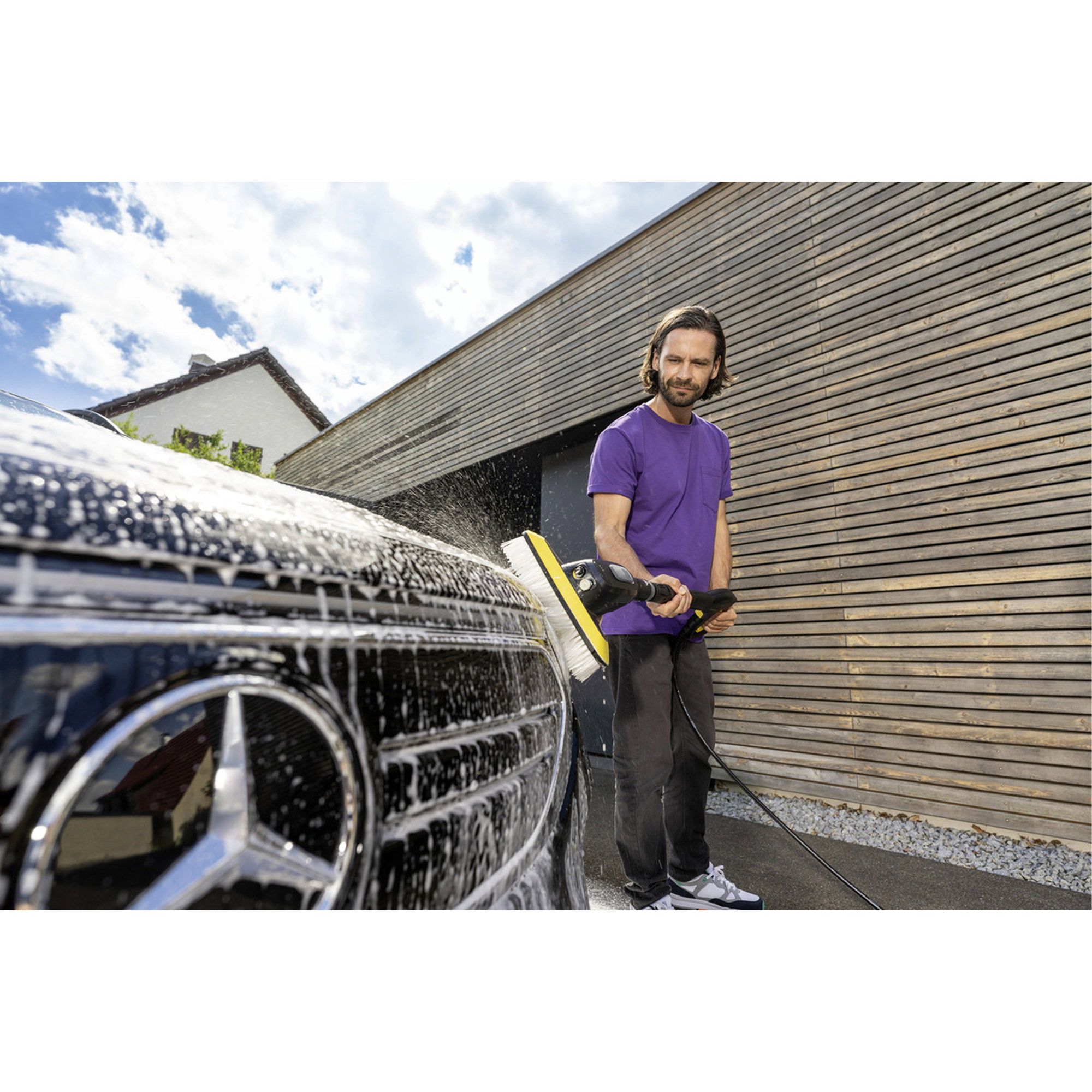 Autowäsche, Hochdruckreiniger, Poliergerät, Carwash, Waschpad