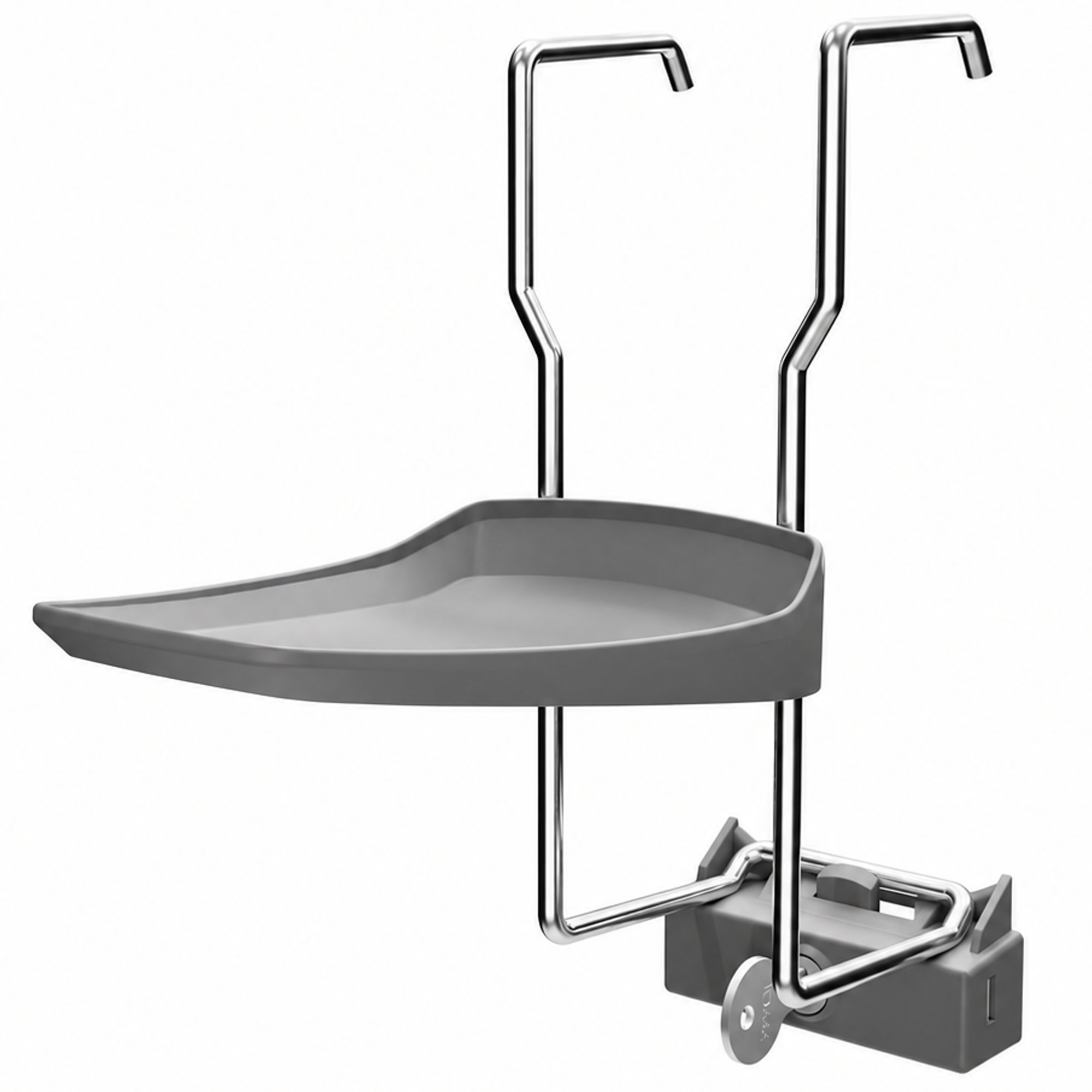 Locking system with grey drip tray and lock | ingo-man plus VH E