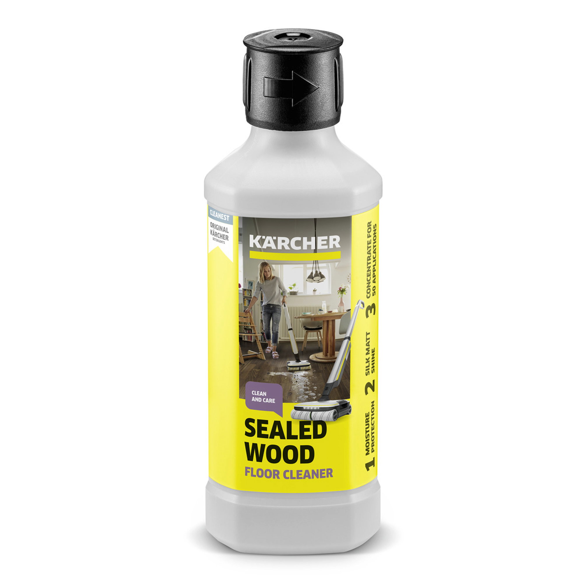 Sealed Wood Floor Cleaner, Kärcher, Flasche, Reinigungsmittel, Holzboden
