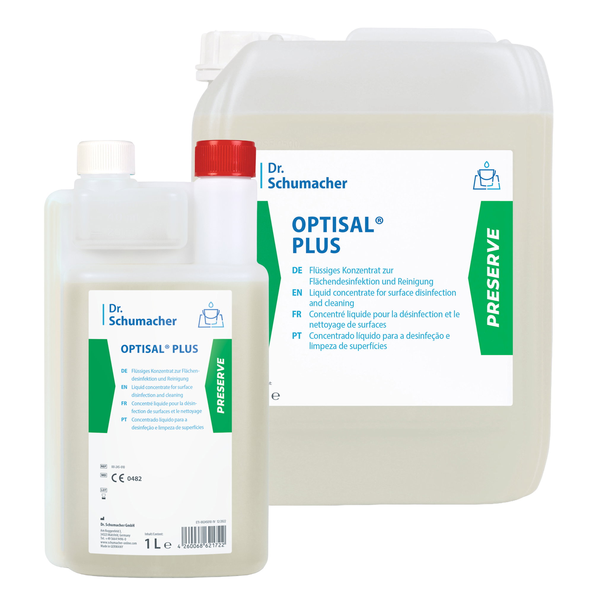 Flächendesinfektionsmittel | Dr. Schumacher Optisal Plus