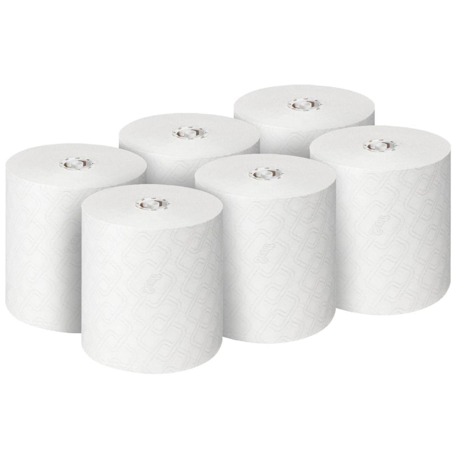 Rouleaux d’essuie-mains Scott Essential 6691 blancs 1 pli en cellulose 350 m