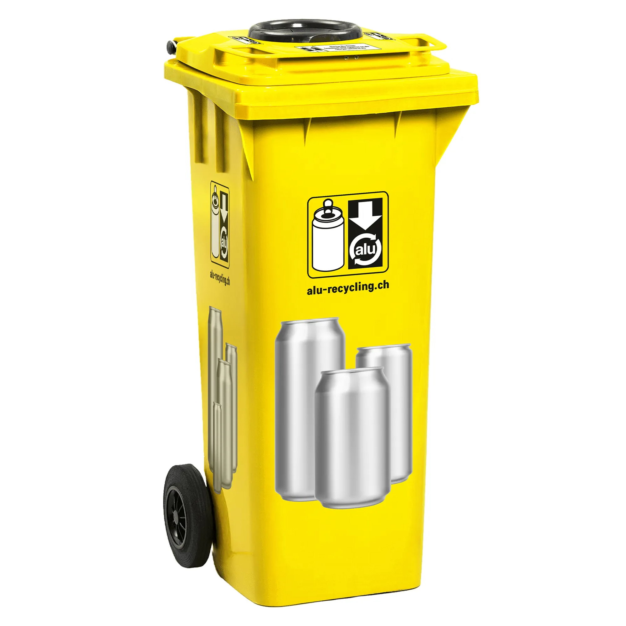 ALU Sammelbehälter | aus Hartplastik | für 200 Aludosen