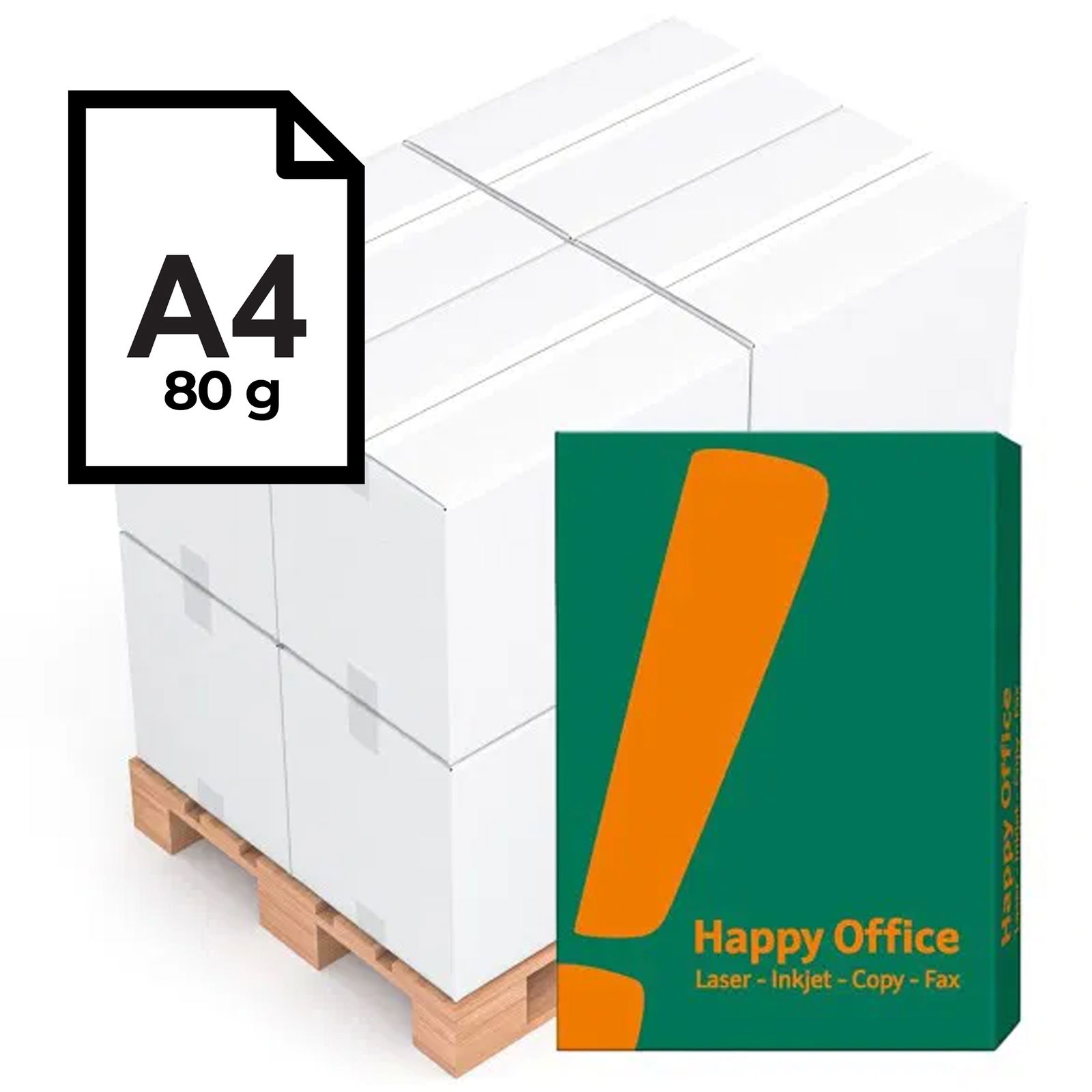 Happy Office copy paper | A4 | 80 g | pallet