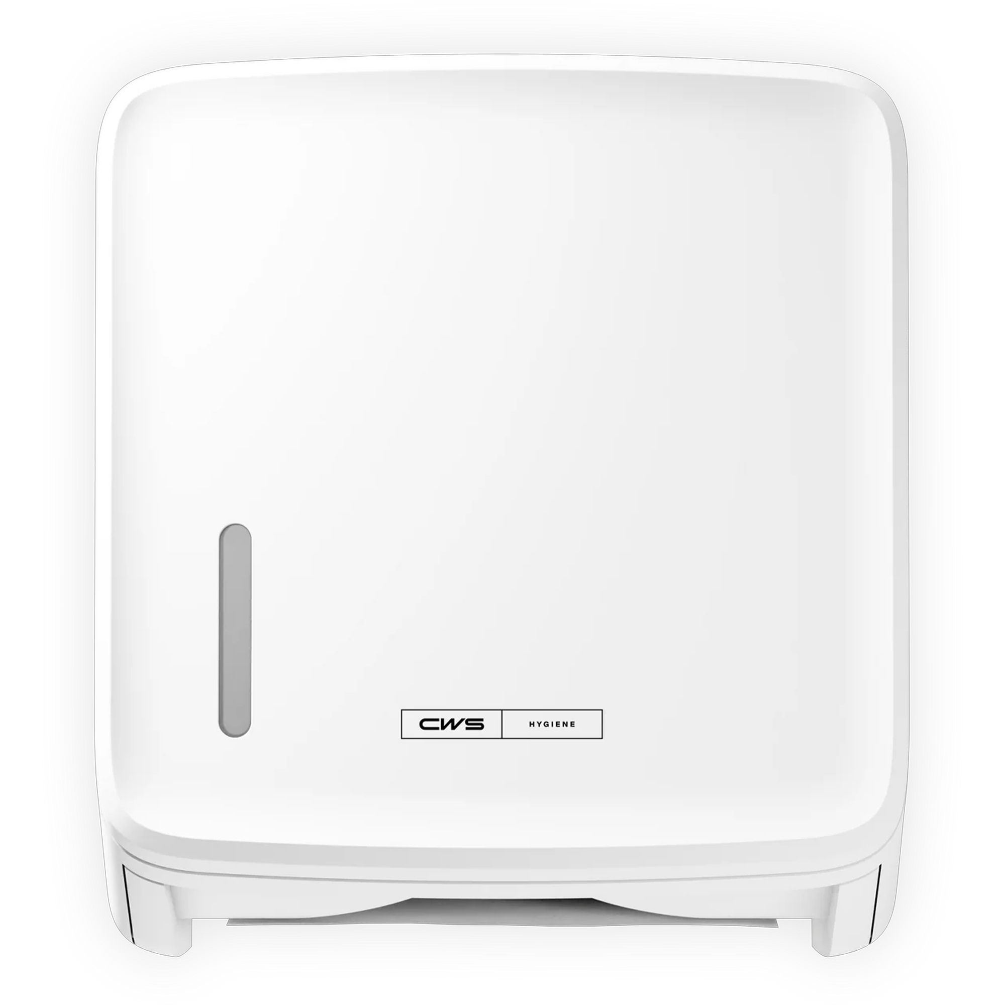 Papierhandtuchspender | Kunststoff | 300 Blatt | Weiss | mit Schloss | CWS PureLine