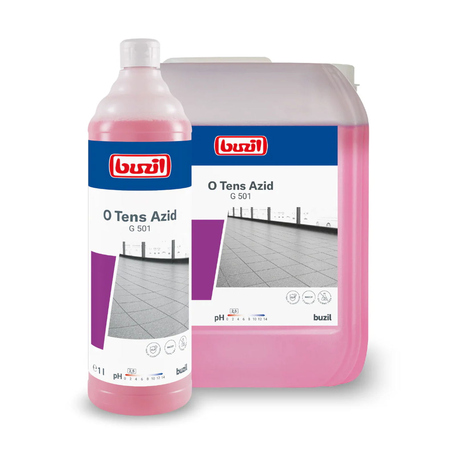 Buzil O Tens Azid G501 Tensidfreier Reiniger sauer