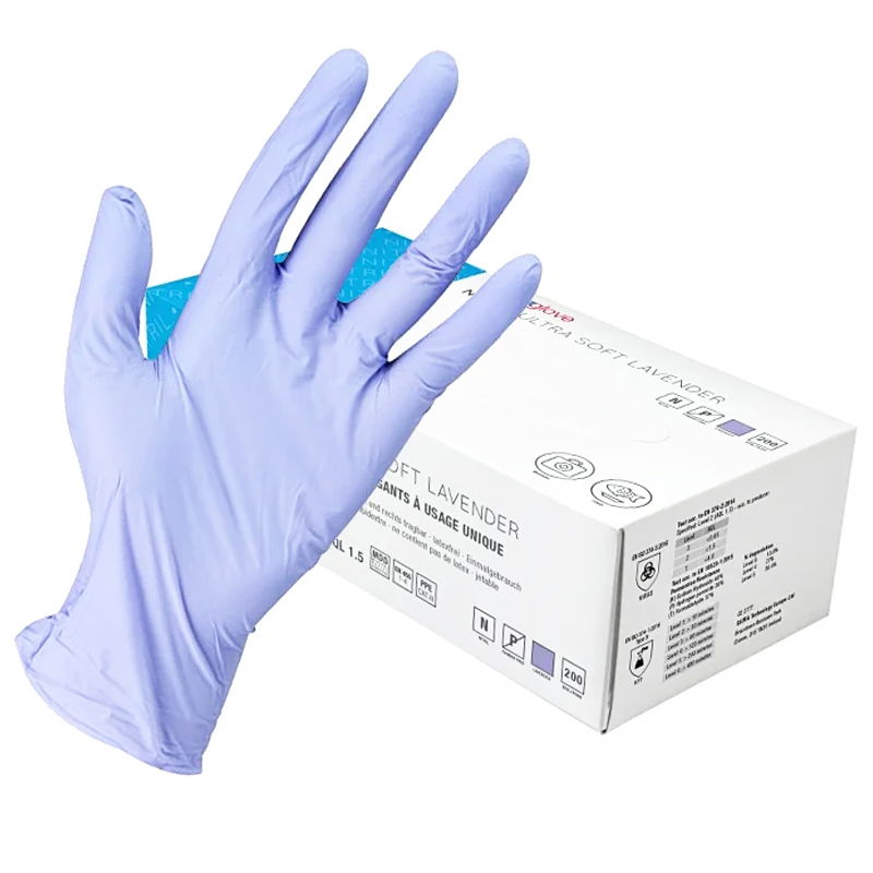 Nitril Einweghandschuhe Ultra Soft lavendelfarbig