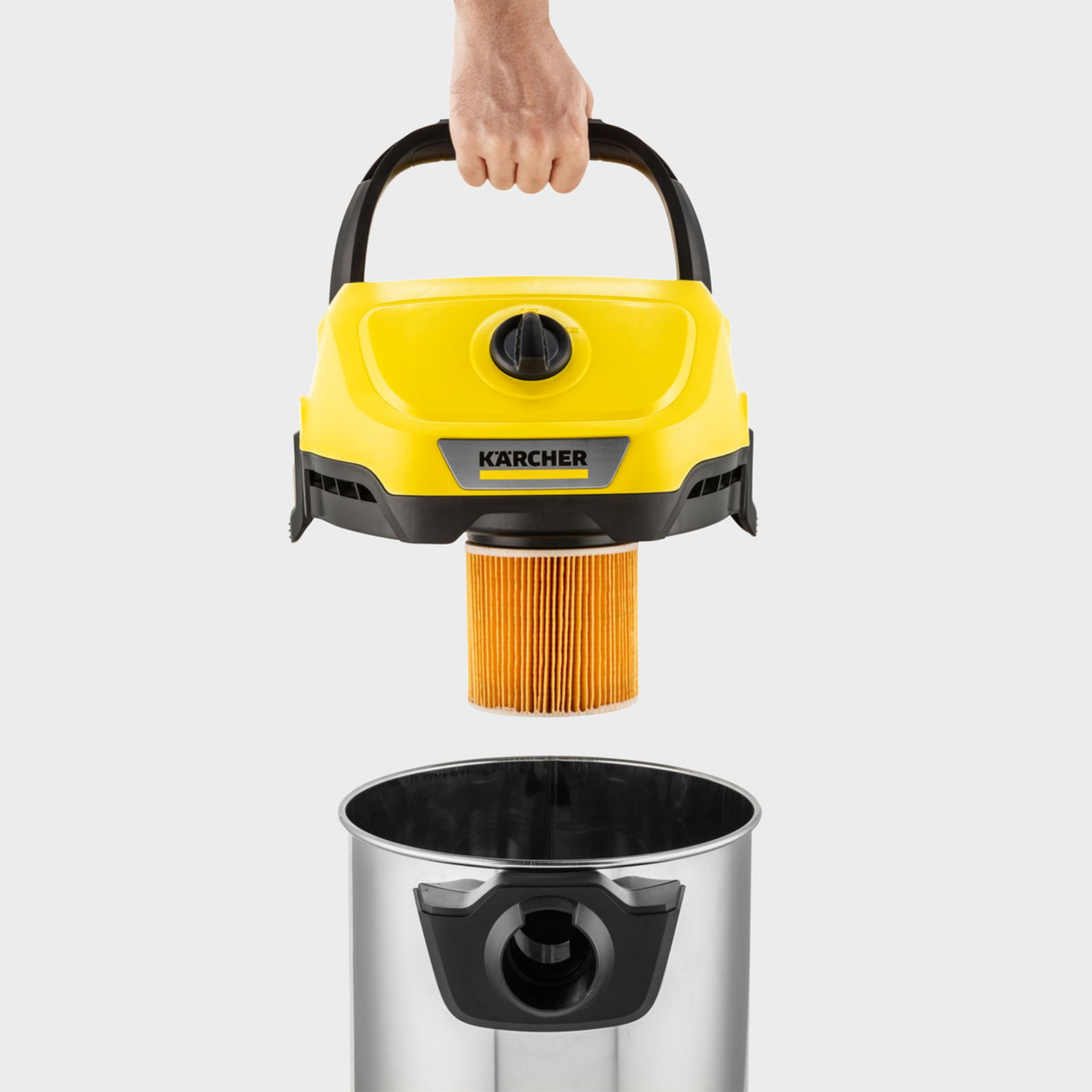 Aspiratore solidi e liquidi senza fili Kärcher WD 3-18 S