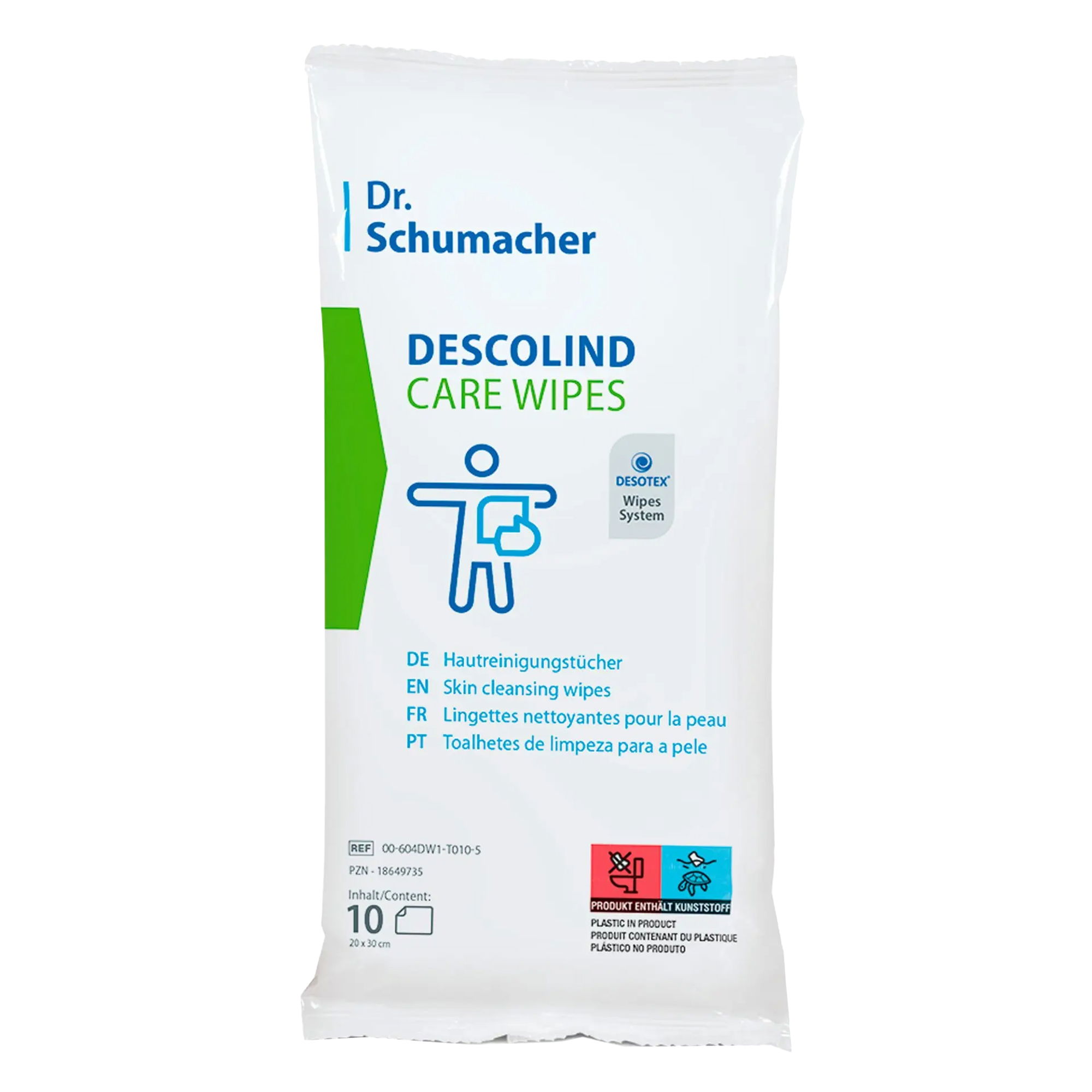 Lingettes pour le soin de la peau | Descolind Care Wipes | Dr