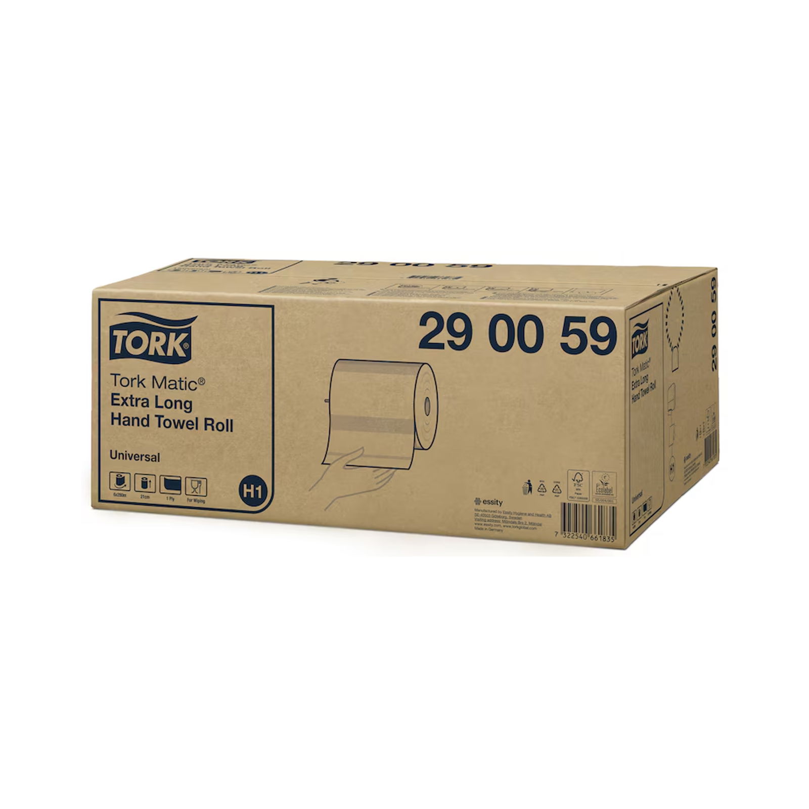 Tork Matic H1 290067 Papierhandtuchrolle Advanced weiss Paket