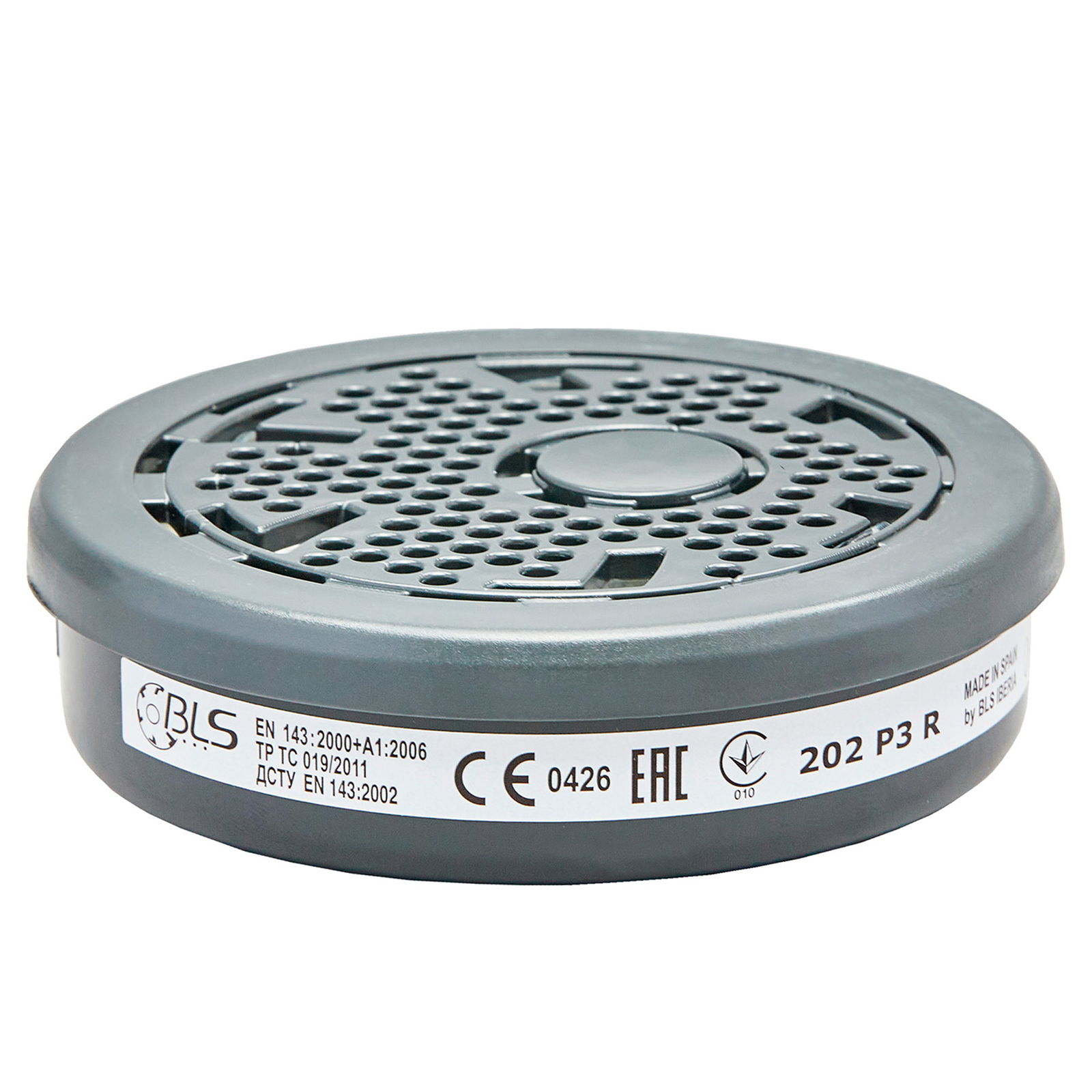 Atemschutzfilter BLS 202 P3R, Partikelfilter für Halbmasken, 8 Stück