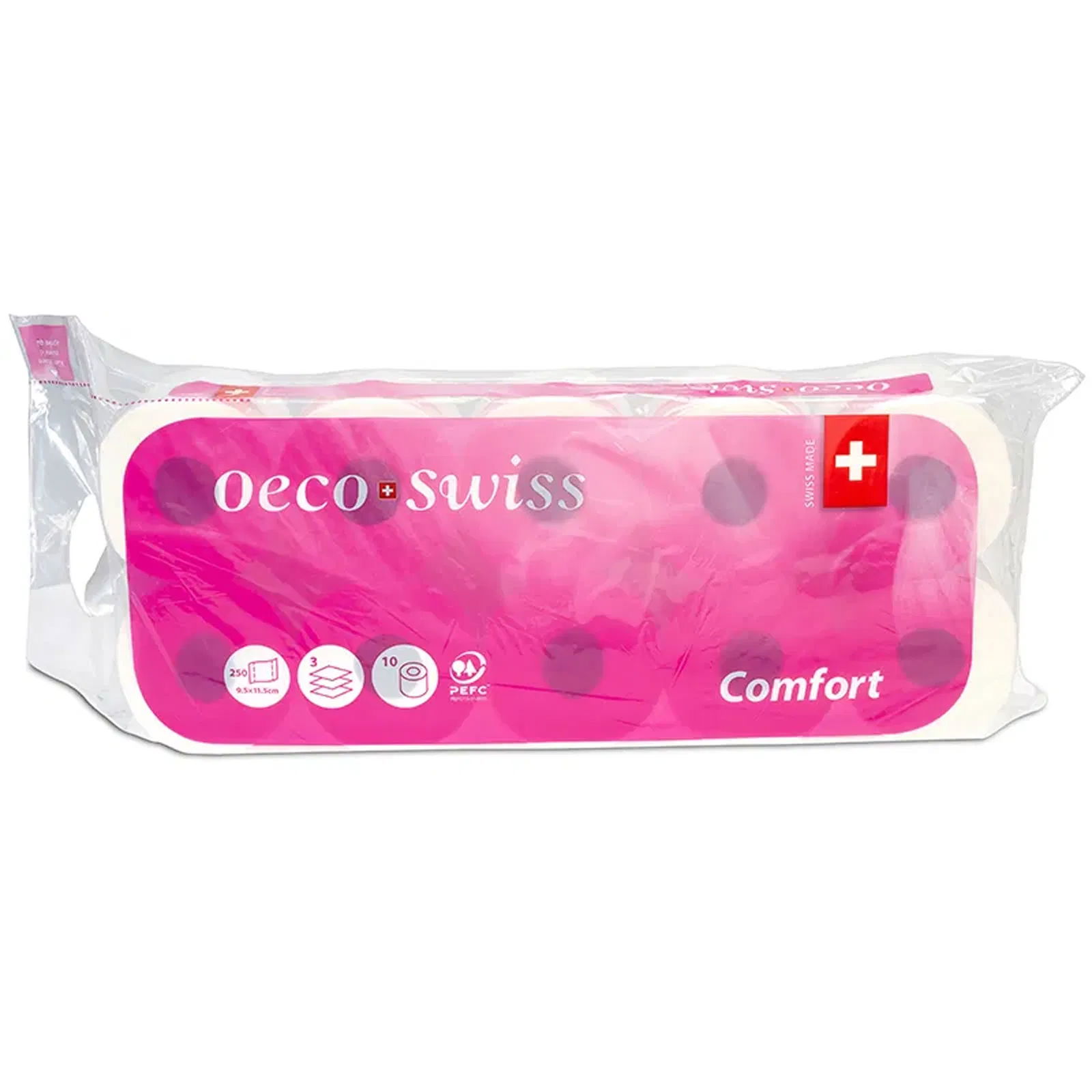 Pallet Toilet Paper Oeco Swiss Comfort 3-Ply 250 Sheets