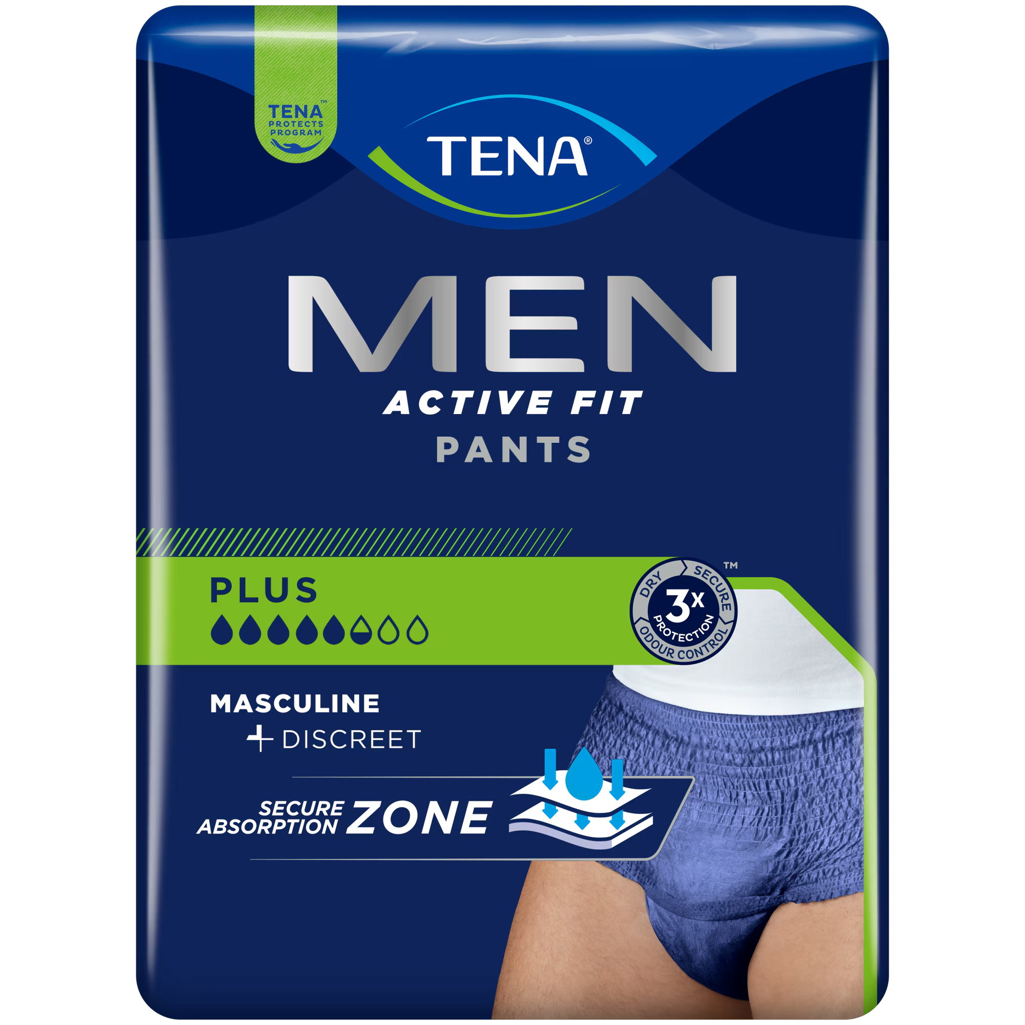 Culottes d'incontinence | TENA Men Active Fit Pants Plus L