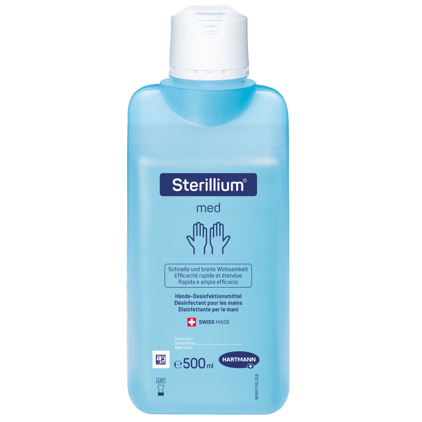 Désinfectant pour les mains Sterillium med 500 ml
