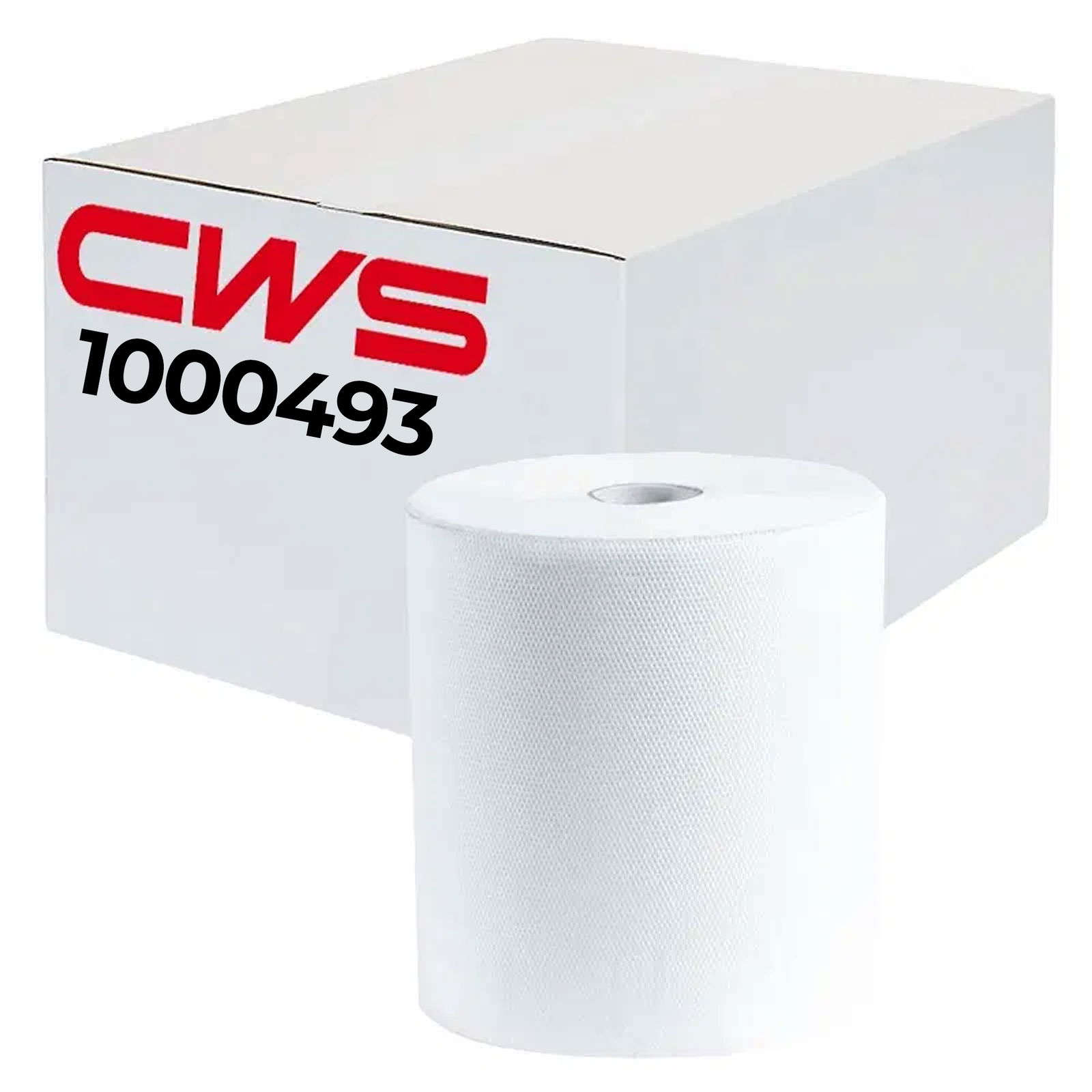 Rotolo di asciugamani di carta CWS 1000493 2 veli in cellulosa 100 m