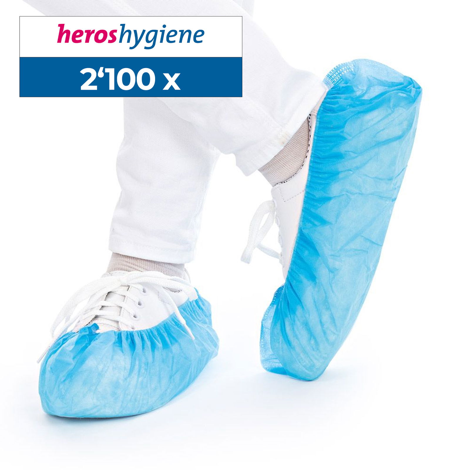 Surchaussures bleues en PP pour Hygostep