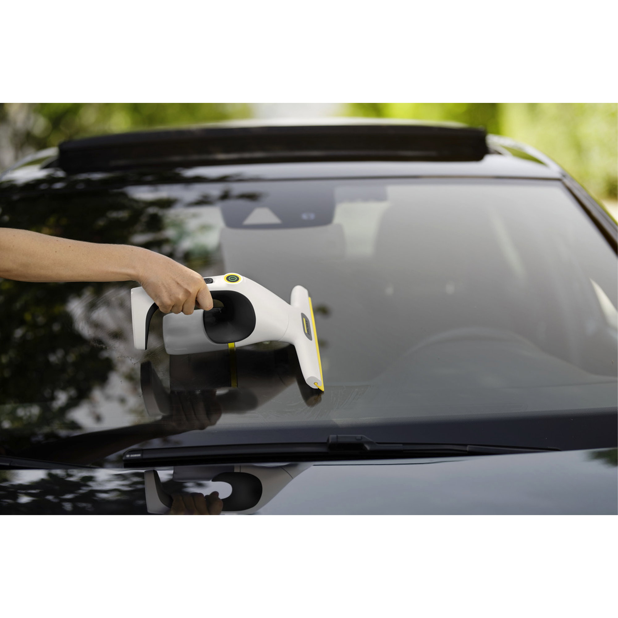Auto, Windschutzscheibe, Fensterreinigung, Handgerät, Scheuersauberer