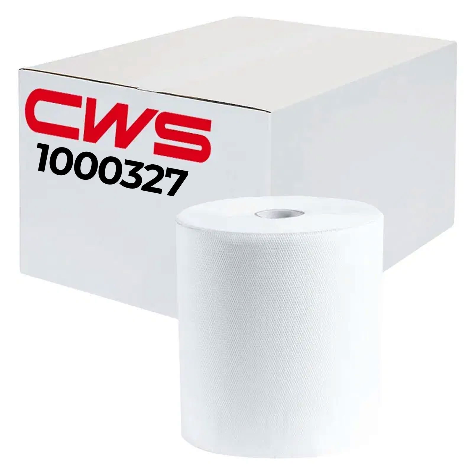 Rouleau d’essuie-mains CWS 1000327 en cellulose 3 plis 100 m
