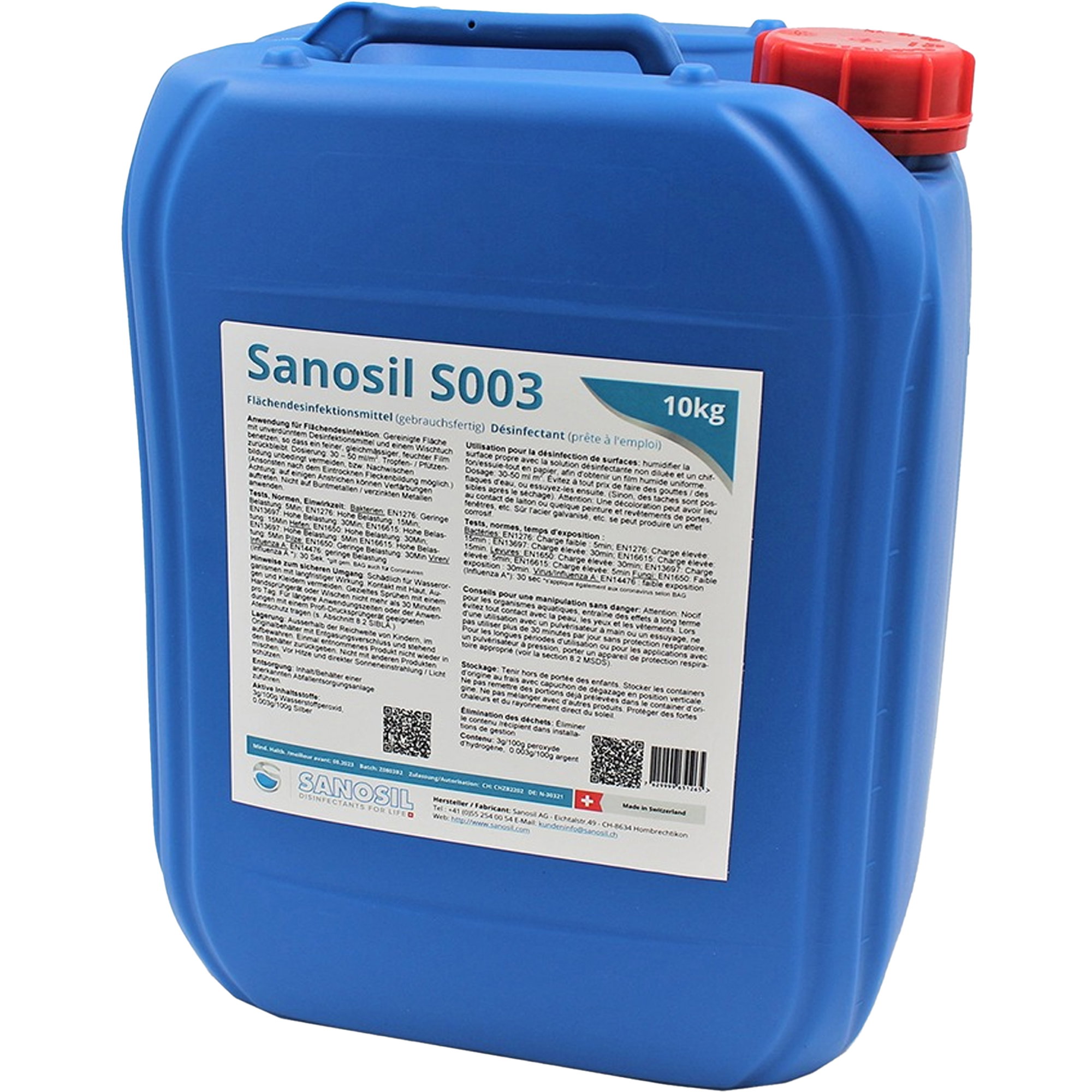 Désinfectant pour surfaces | Sanosil S003