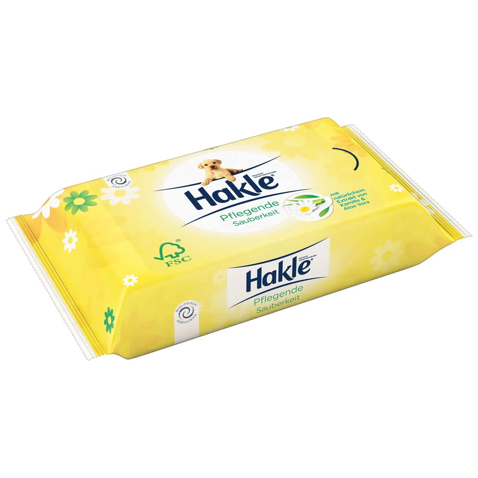 Hakle wet wipes caring cleanliness