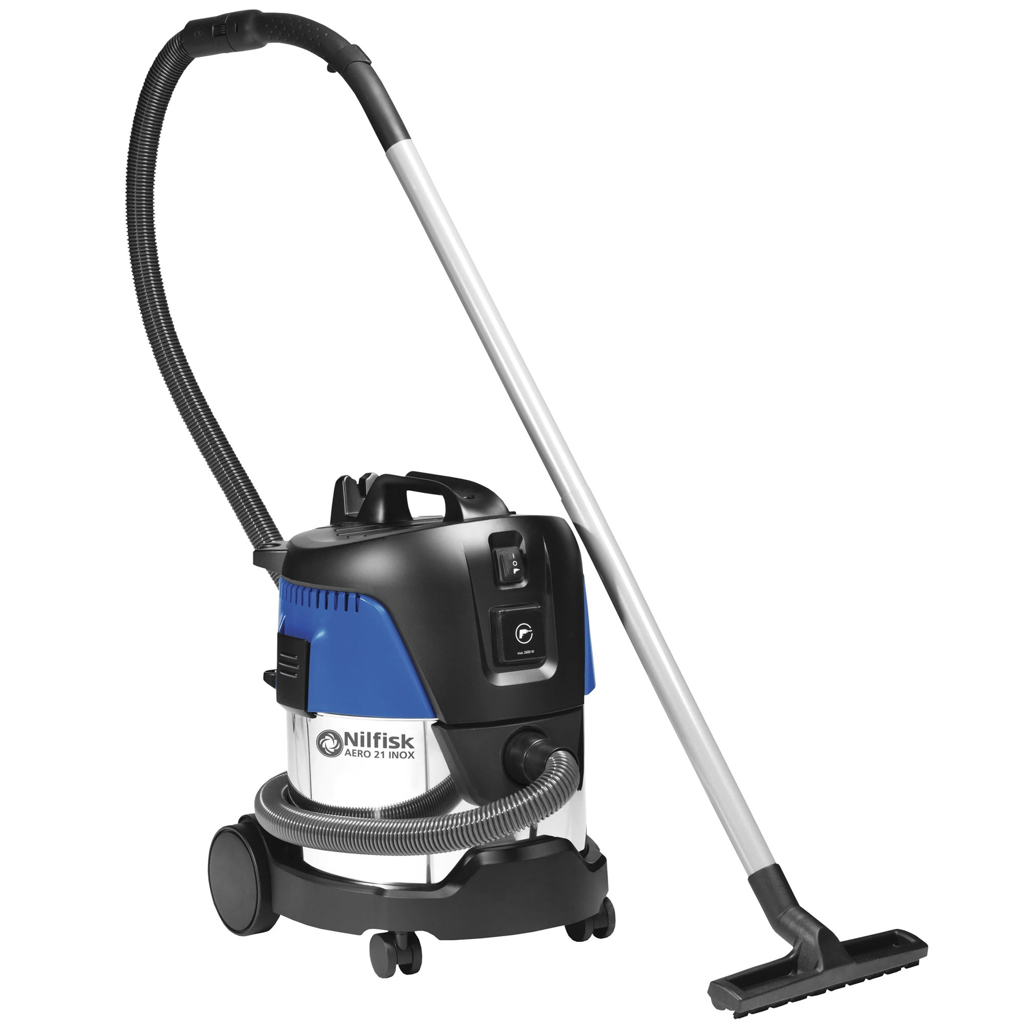 Wet and dry vacuum cleaner | Nilfisk AERO 21-21 PC INOX CH