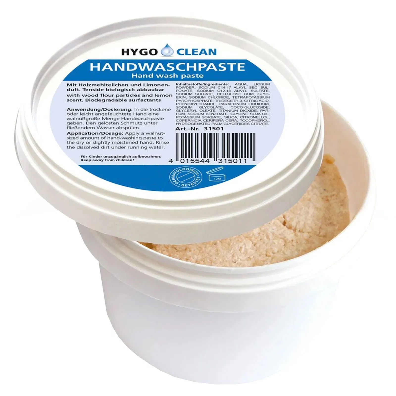 Pâte lavante pour les mains 500 ml hygoclean