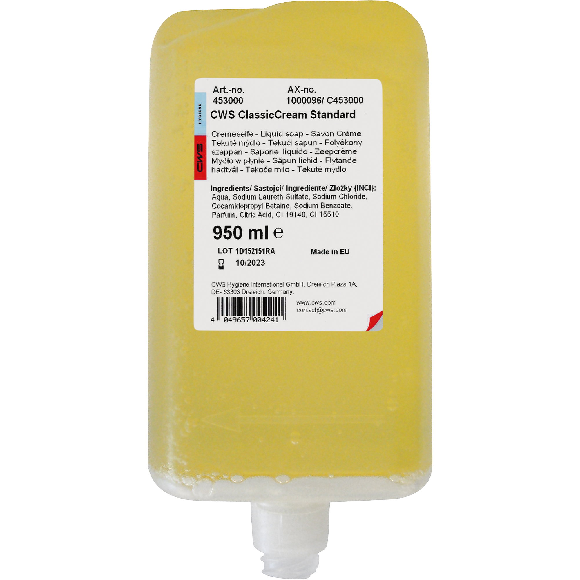 Flüssigseife | 950 ml | CWS ClassicCream Standard 1000096