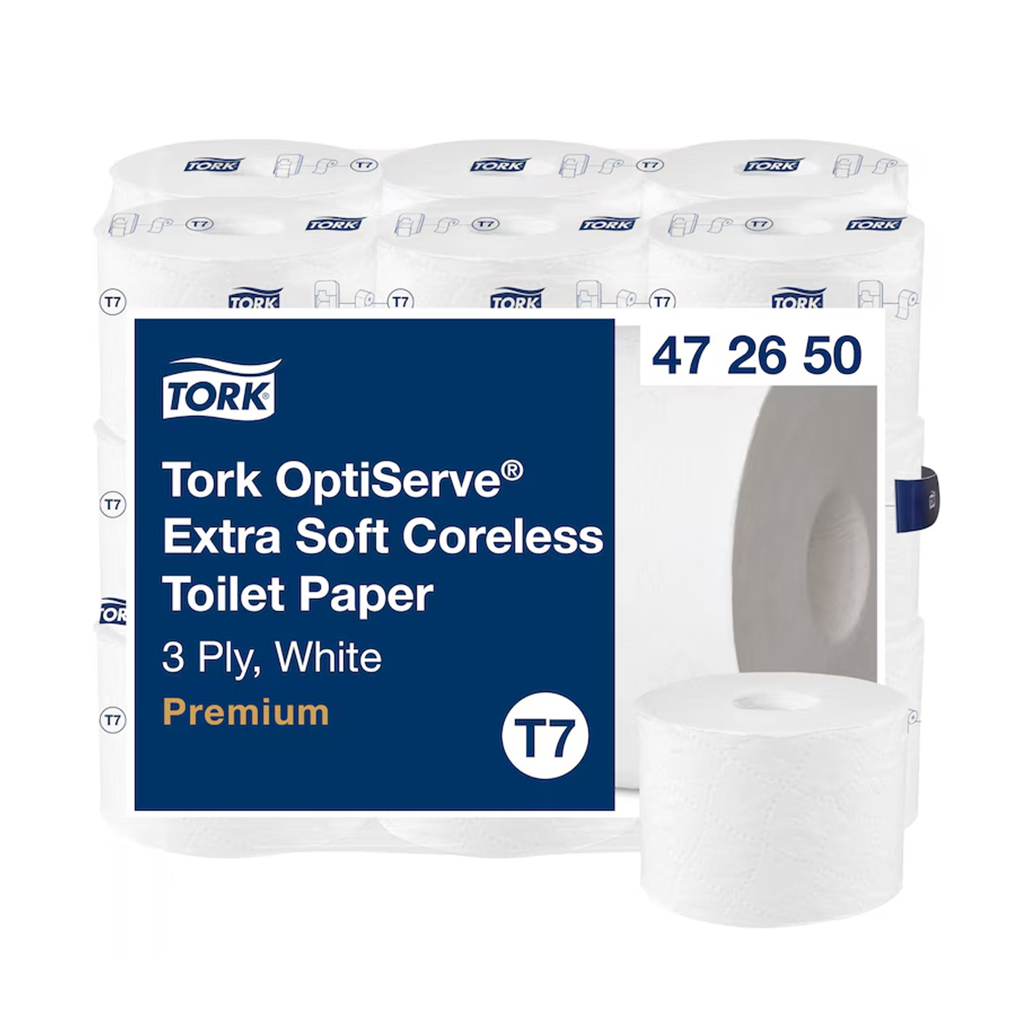 Toilettenpapier | 3-lagig | Zellstoff | 63.25 m | Tork 472650 T7