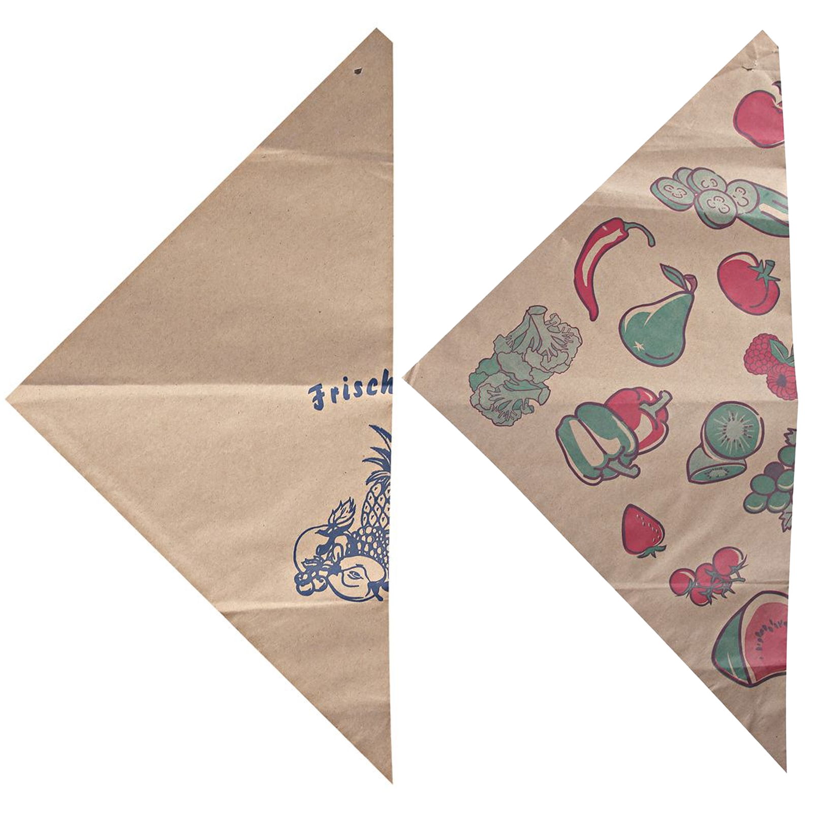 Coni marroni in carta kraft