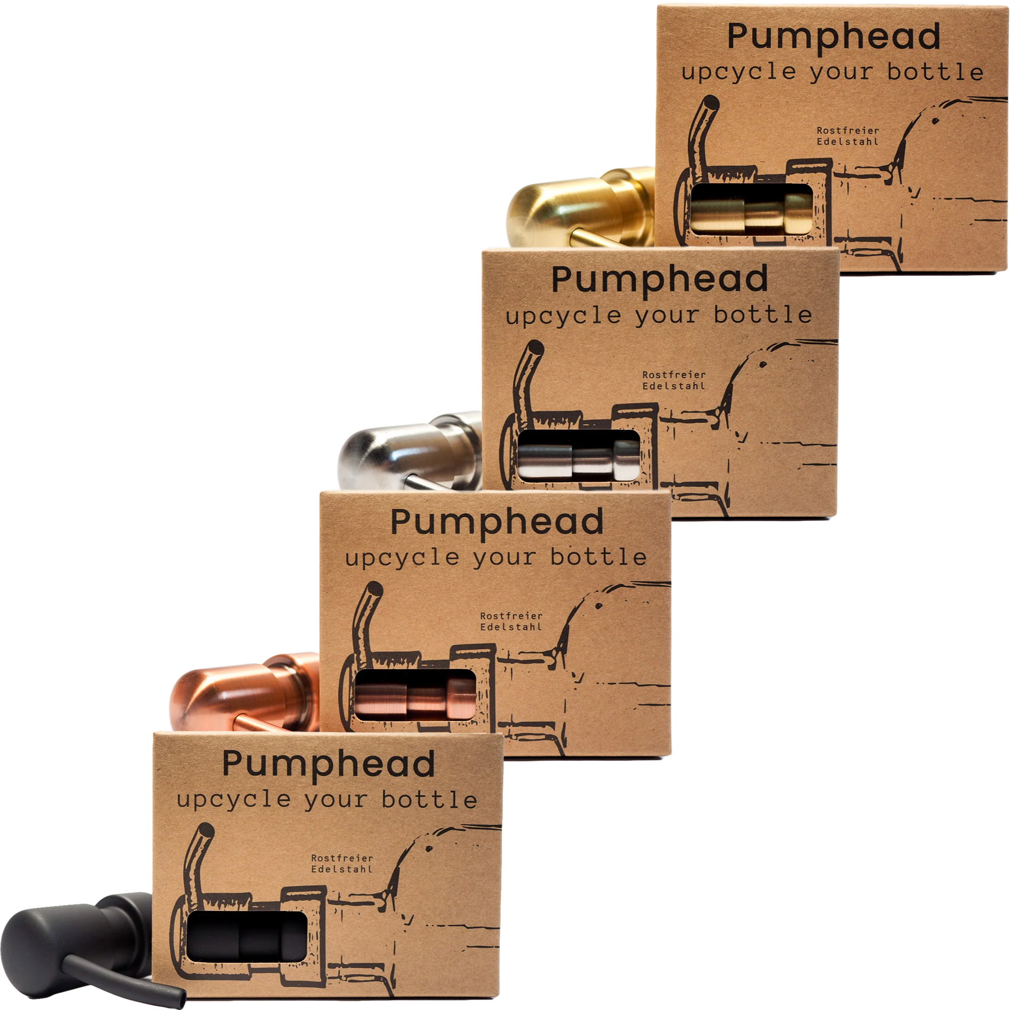 Flaschenaufsätze Dispenser | Pumphead Spender-Aufsätze