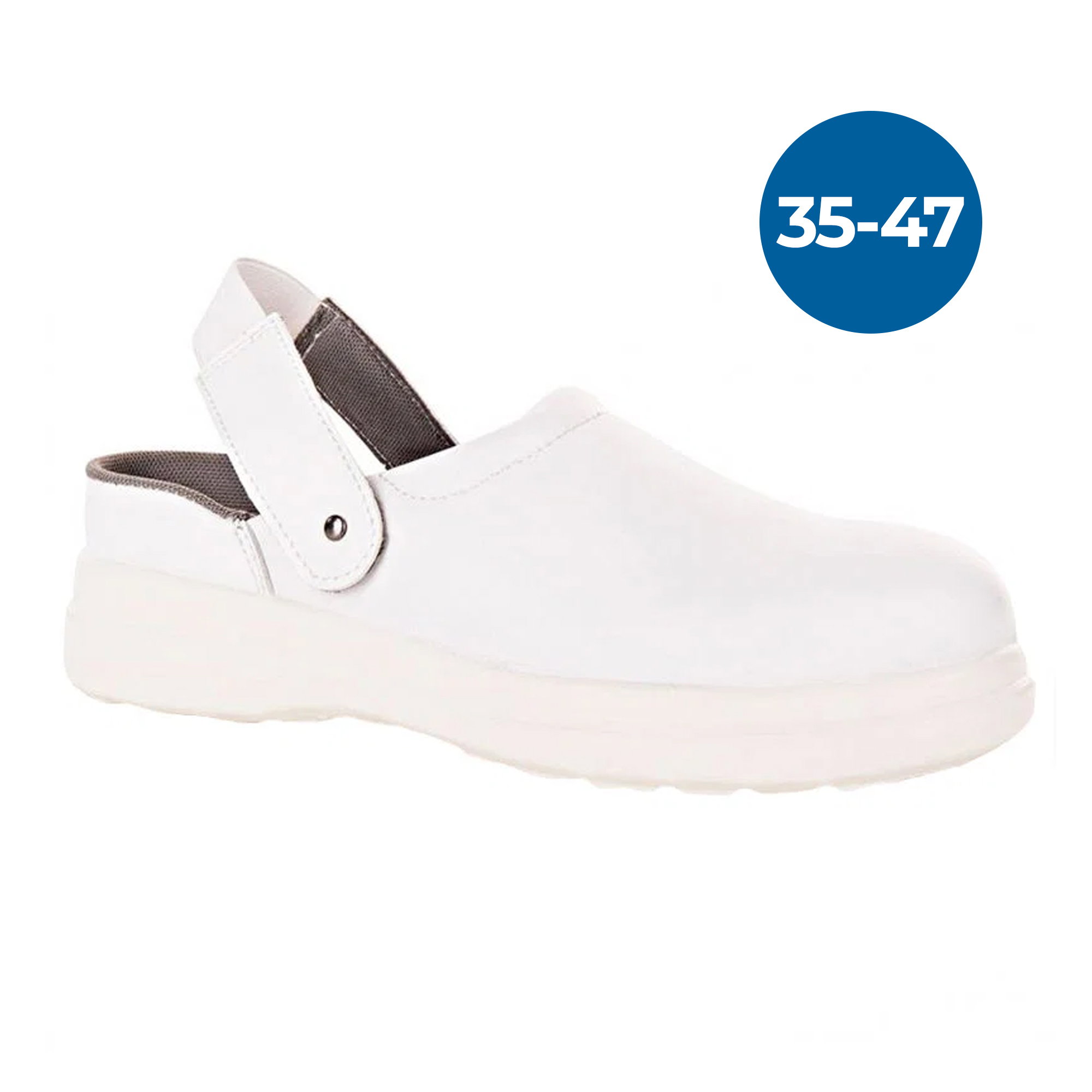 Schuh, Slipper, weiße, Schnalle, Gummisohle