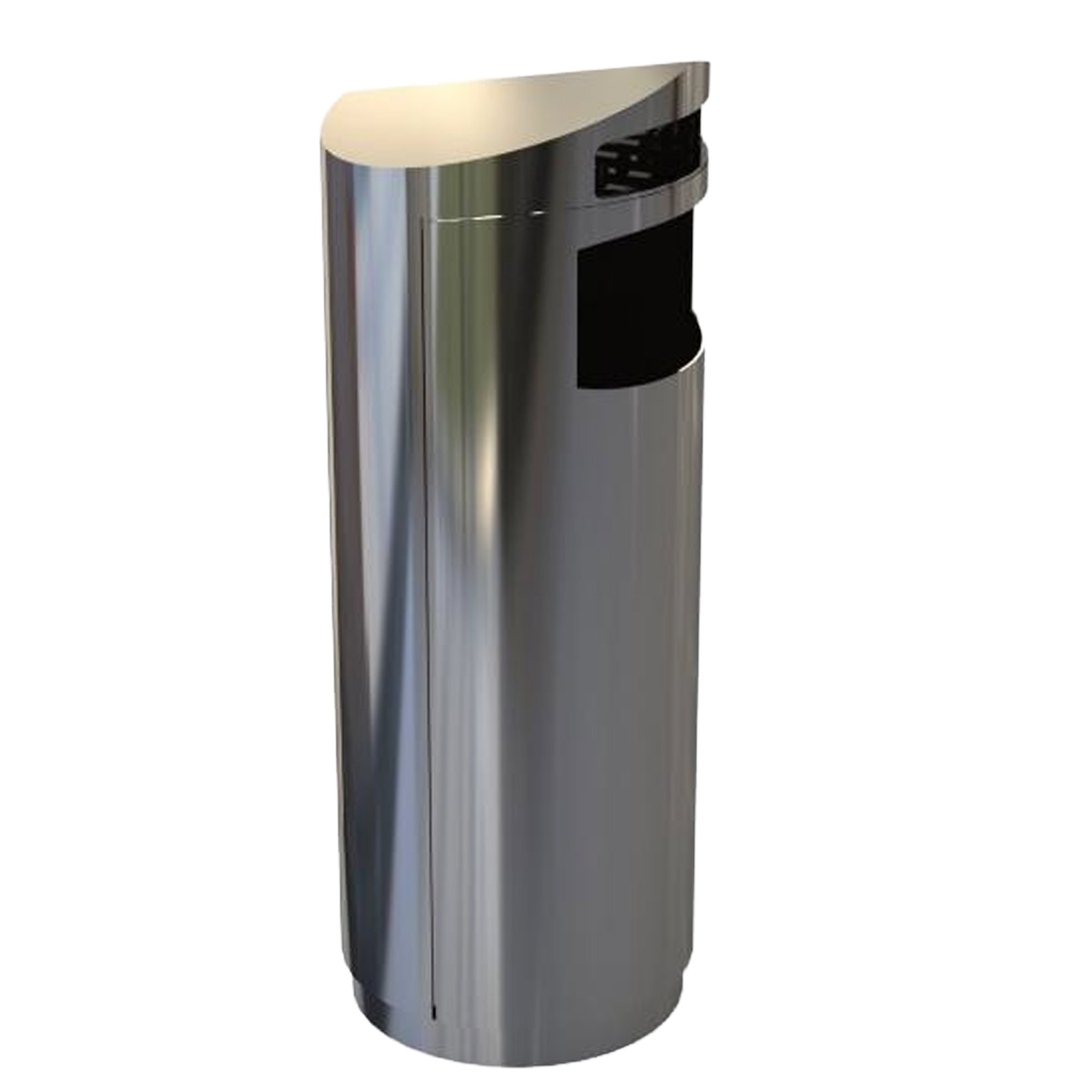 Poubelles en acier inoxydable | différentes tailles | Clean City Trapez