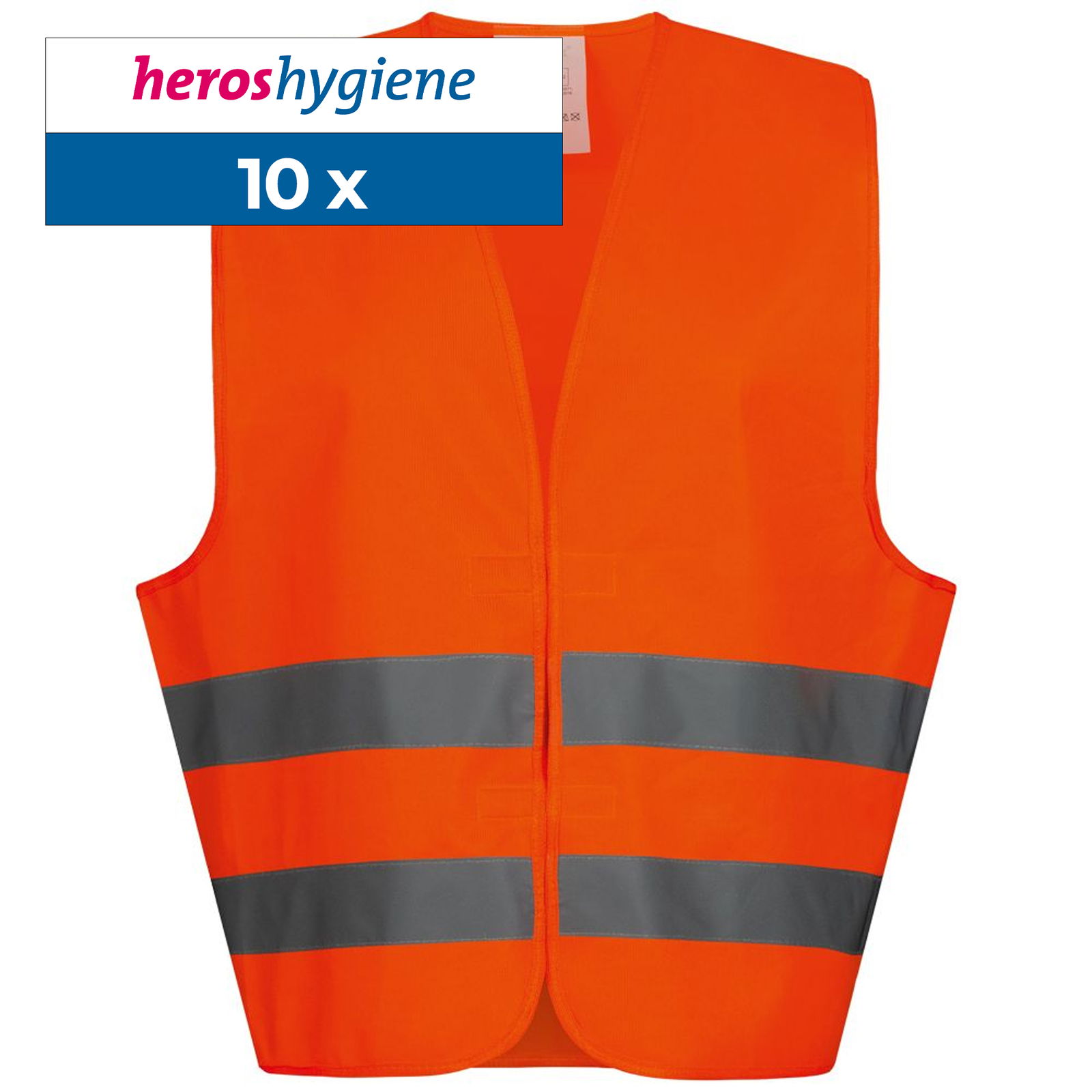 Leuchtweste orange Klettverschluss wicatex Oskar 22686