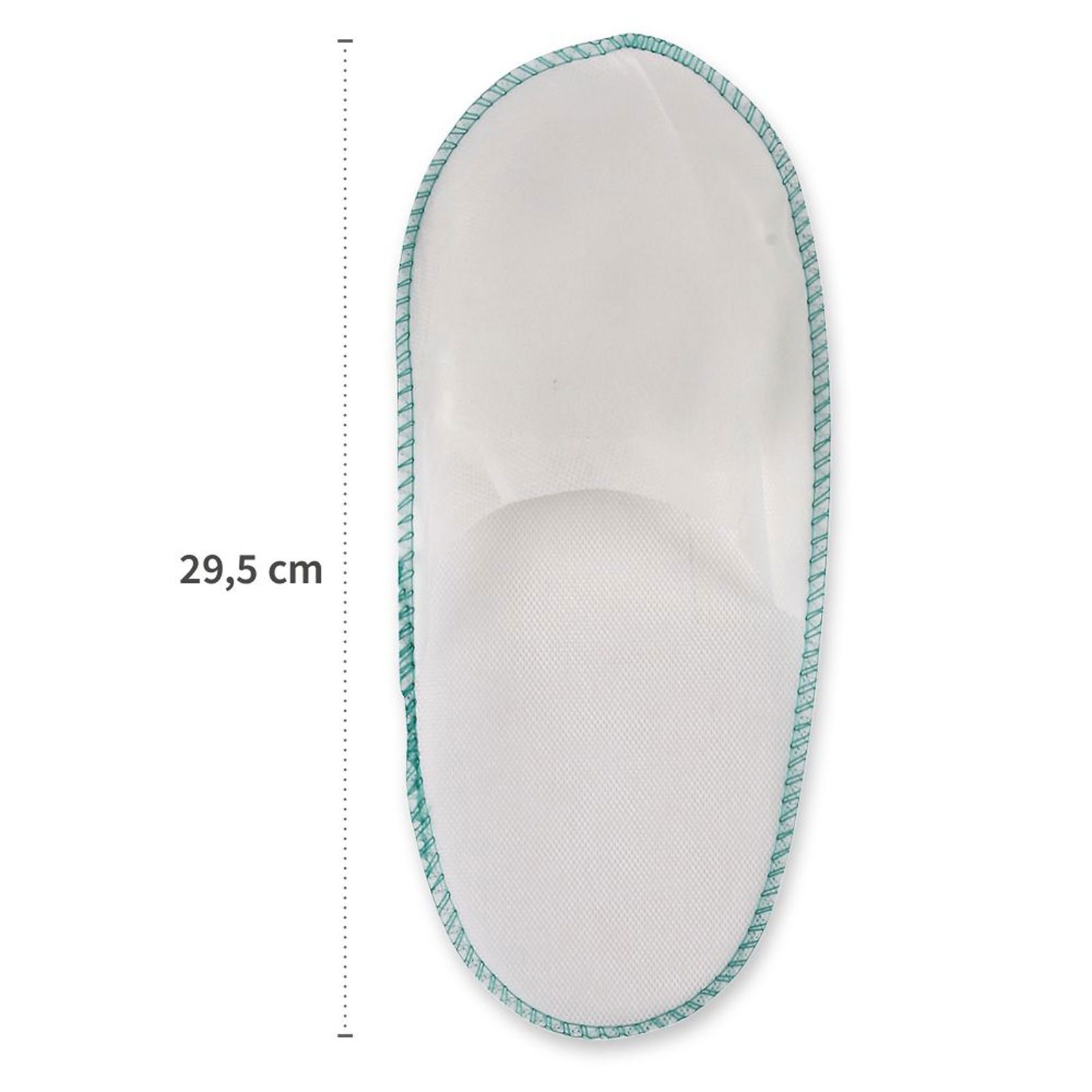 Ciabatte da hotel in tessuto non tessuto PP chiuse 29,5 cm