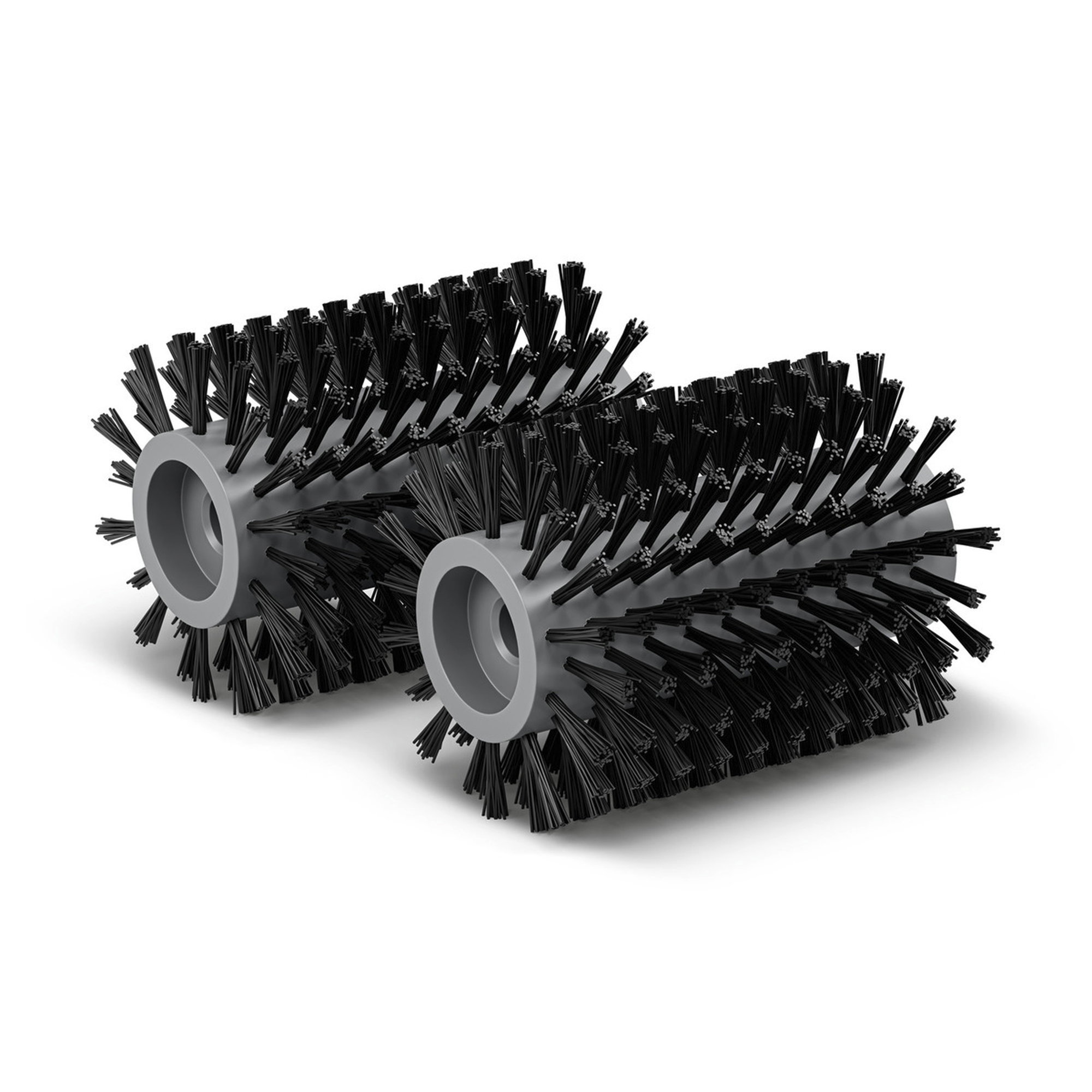 Bürstenrolle, Reinigungsbürste, Bürstenkopf, Schwarze Borsten, Rotationsrolle