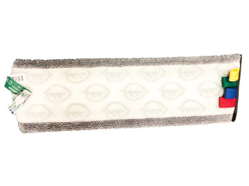 Moppbezug NuTex Nordic Swan Velcro grau