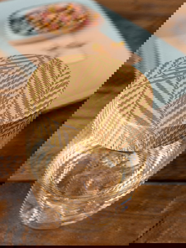 Mank Caps Glasabdeckung Love Nature Jute