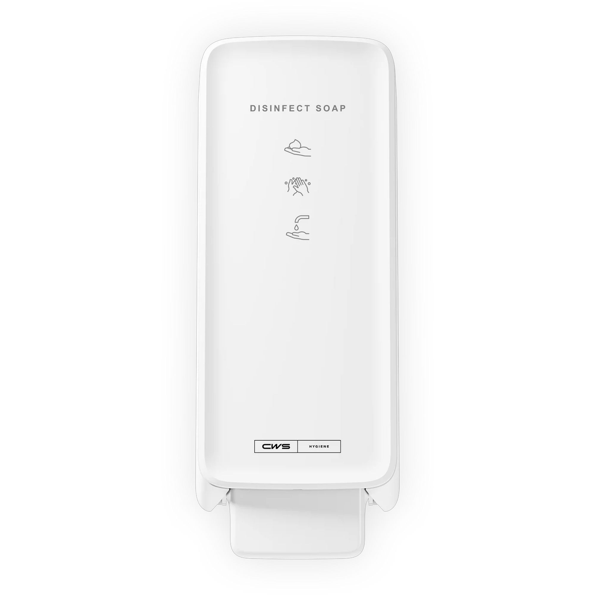 Schaumseifenspender | 600 ml | Manuell | Weiss | CWS PureLine Disinfect Foam