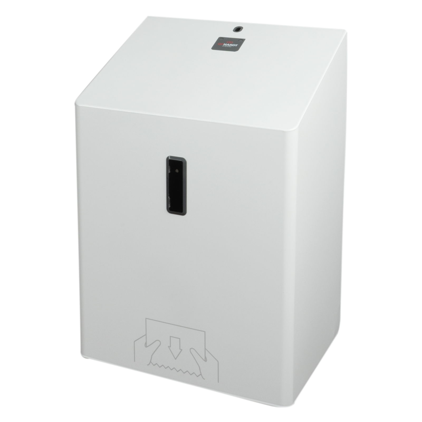 SanTRAL 1423577 Papierhandtuchspender Edelstahl weiss ACU 1 P AW