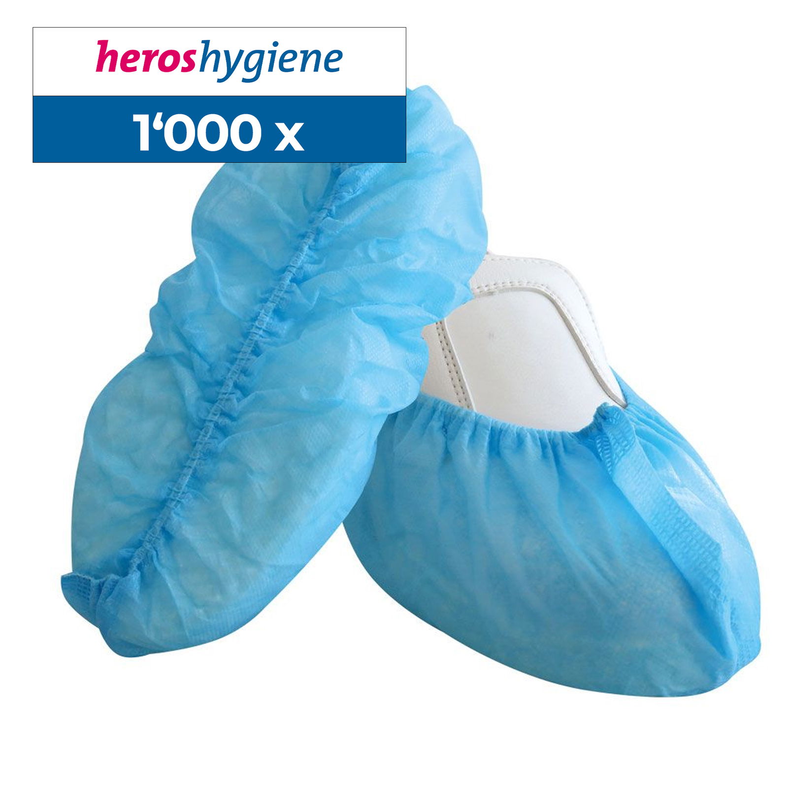 PP-Überschuhe blau mit Gummiband für Hygomat