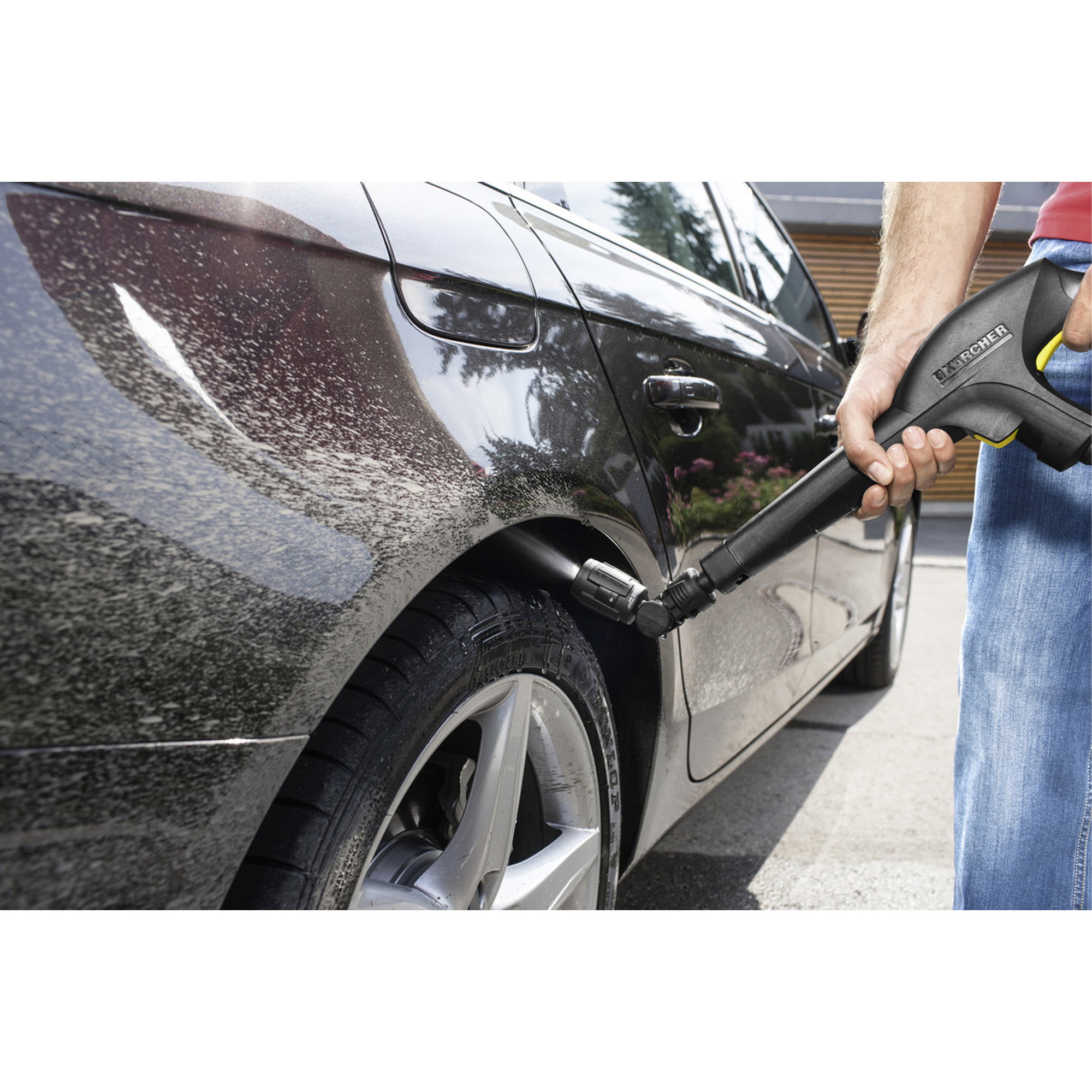 Autopflege, Autowäsche, Druckreiniger, Reifen, Sprüher