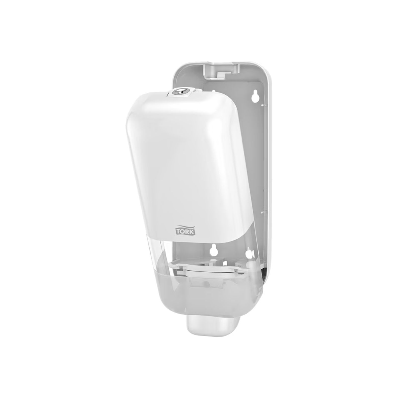 Tork 564500 Spender für Seifen und Händedesinfektionsmittel S4 weiss offen