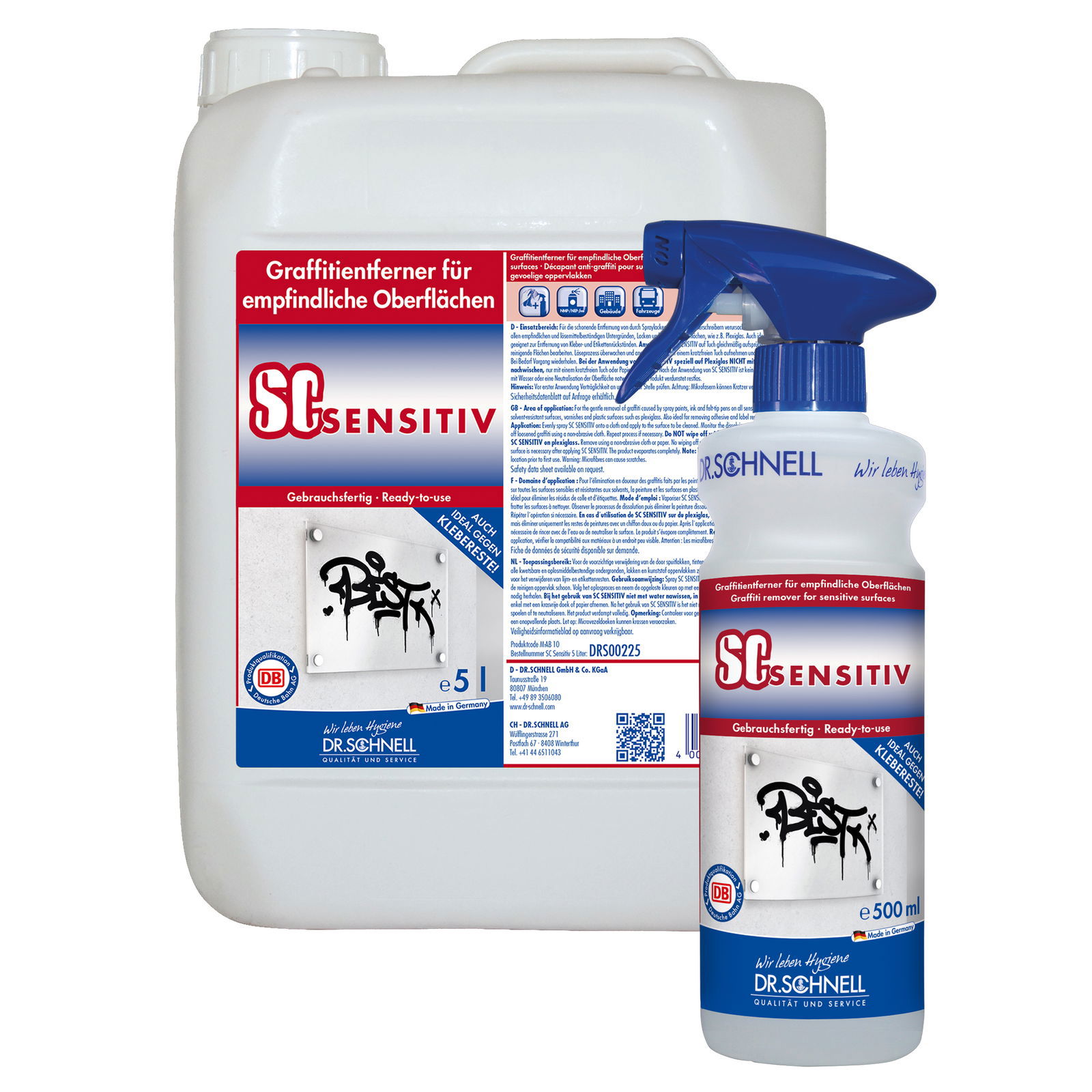 Graffiti remover | DR. FAST SC SENSITIVE