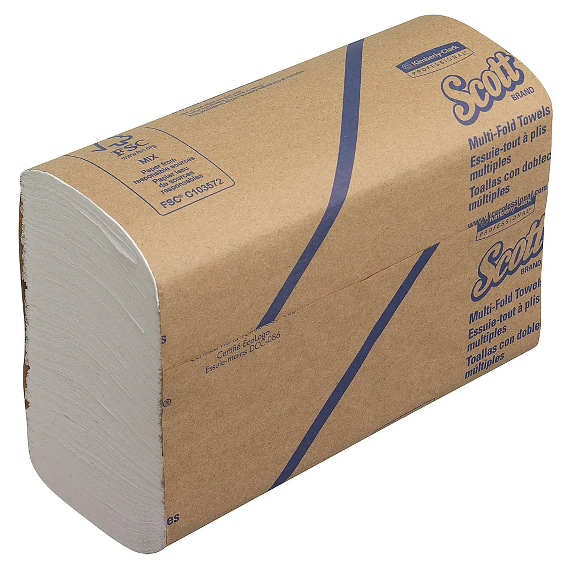 Papierhandtücher M-Falz | 1-lagig | Recycling | Scott 3749
