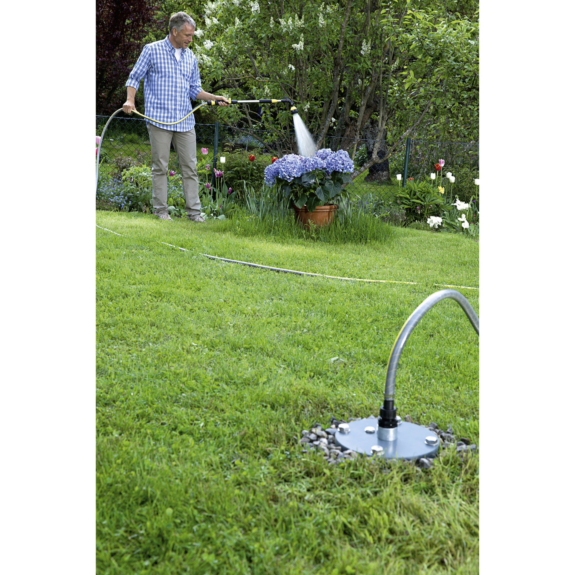Garten, Bewässerung, Hydrospike, Hydranten, Gartenbewässerung