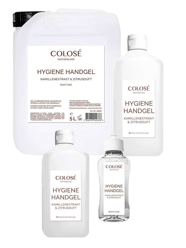 Colosé Hygiene Handgel mit Citrusduft