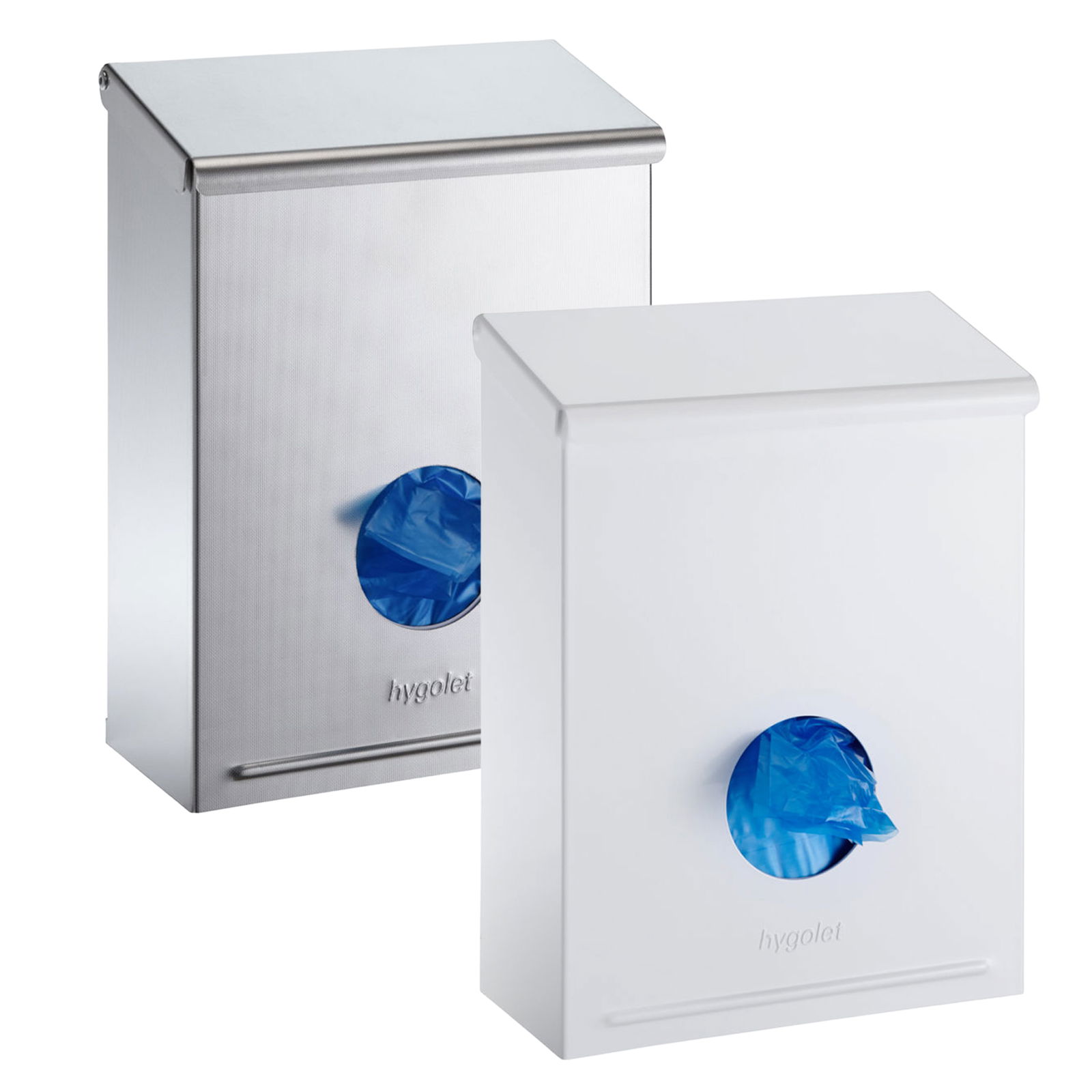 Cestino igienico con dispenser di sacchetti igienici all-in-one