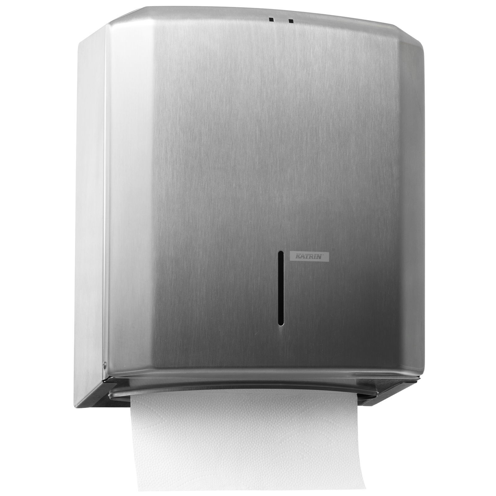 Dispenser di asciugamani piegati in acciaio inox Katrin 988366