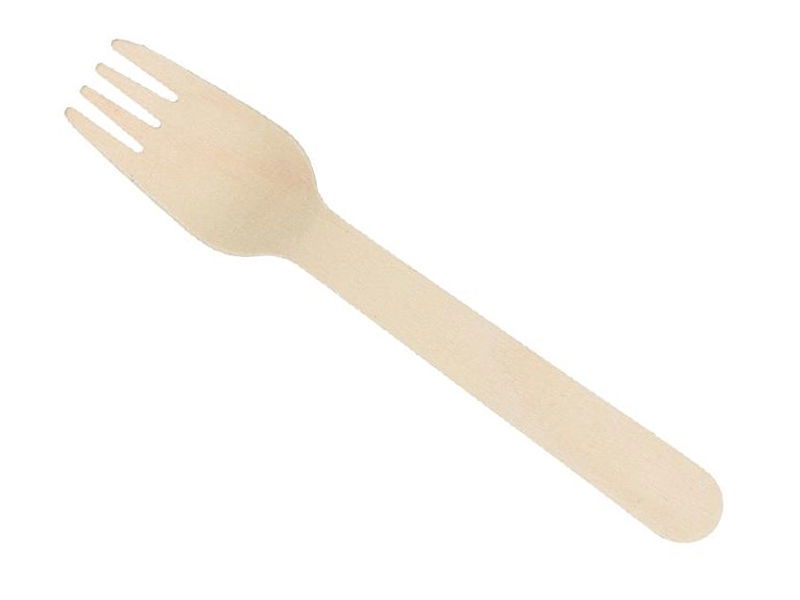 Bio Einweggabel Birkenholz