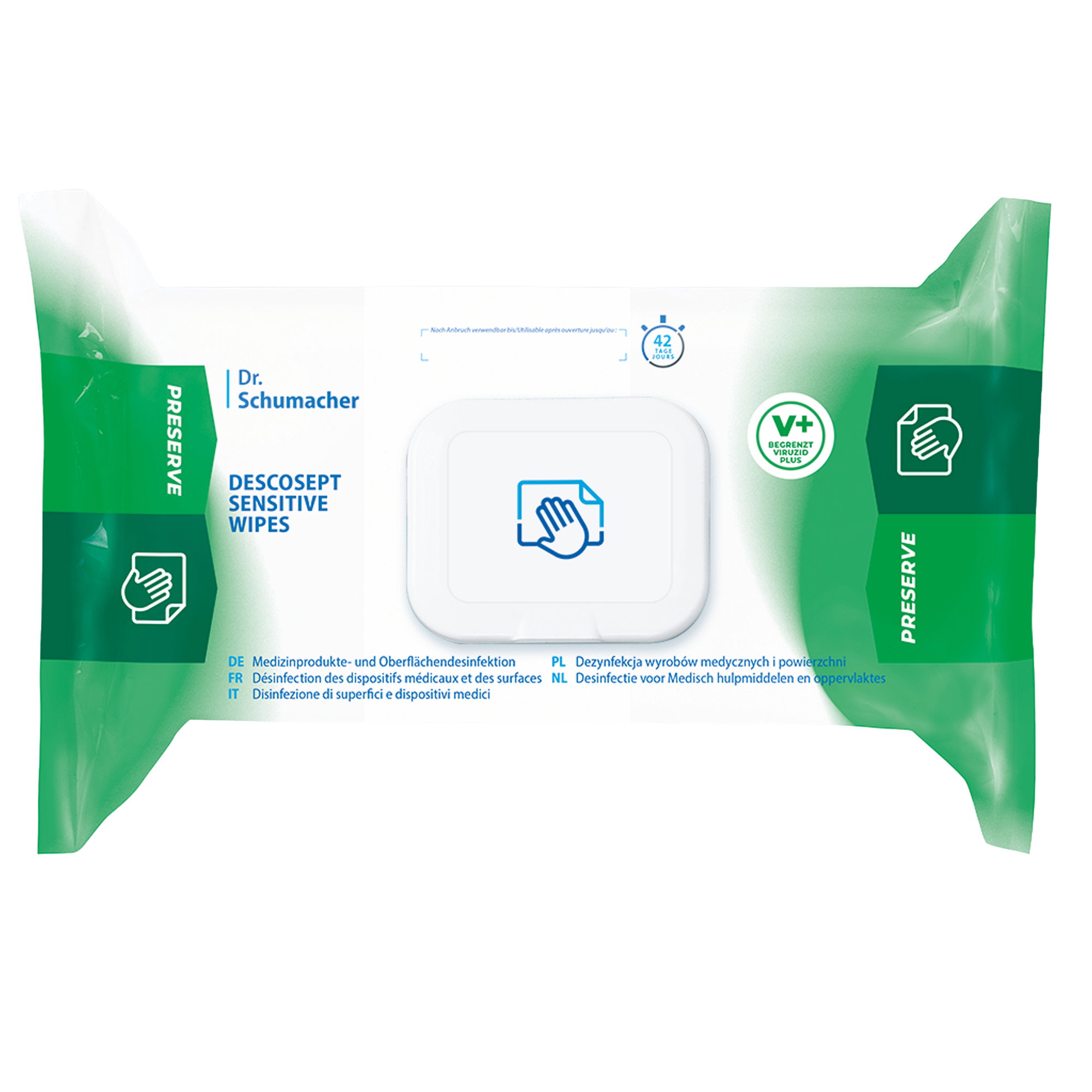 Salviette disinfettanti | Dr Schumacher Descosept Salviette Sensitive