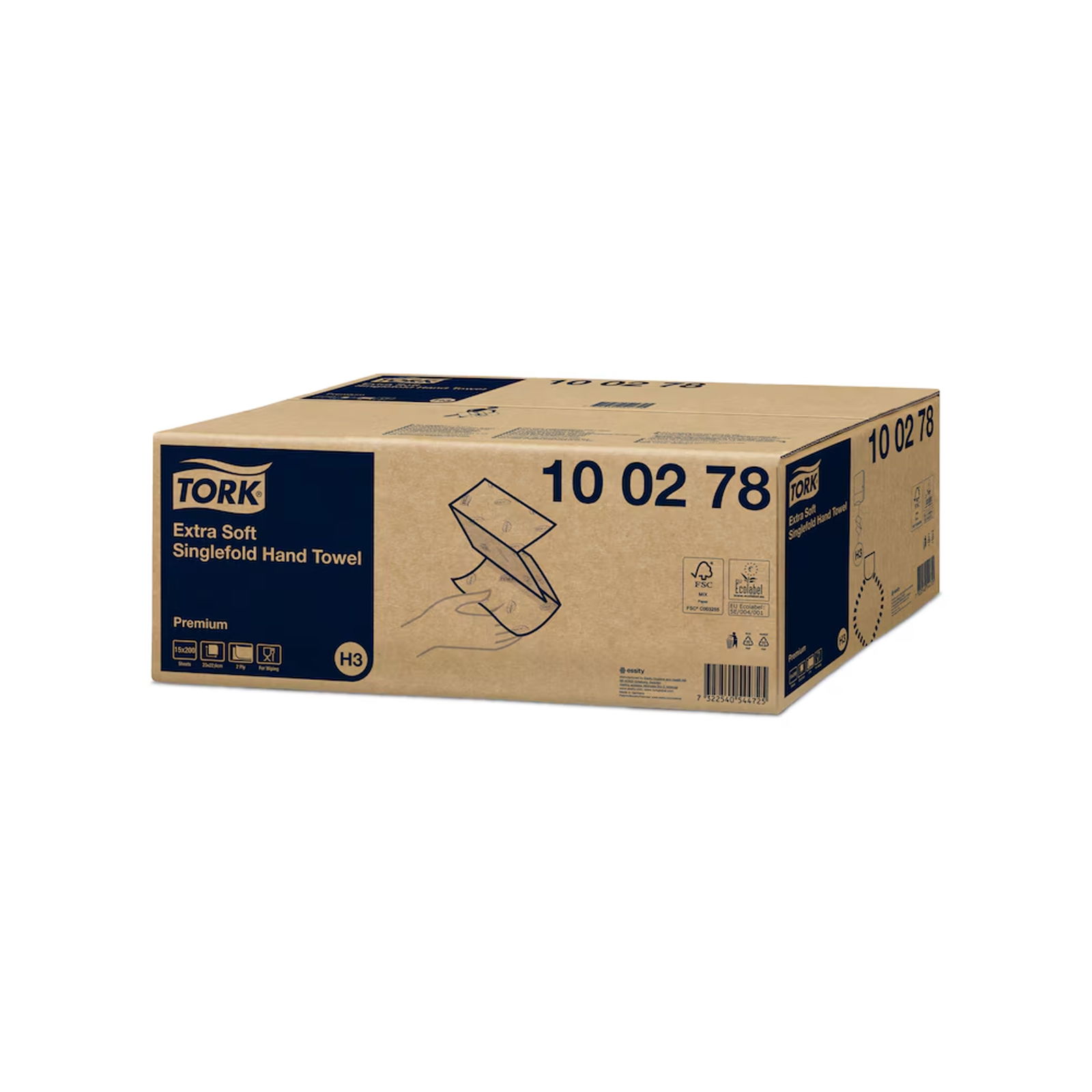 Tork 100278 Premium Papierhandtuch V-Falz extra weich Paket